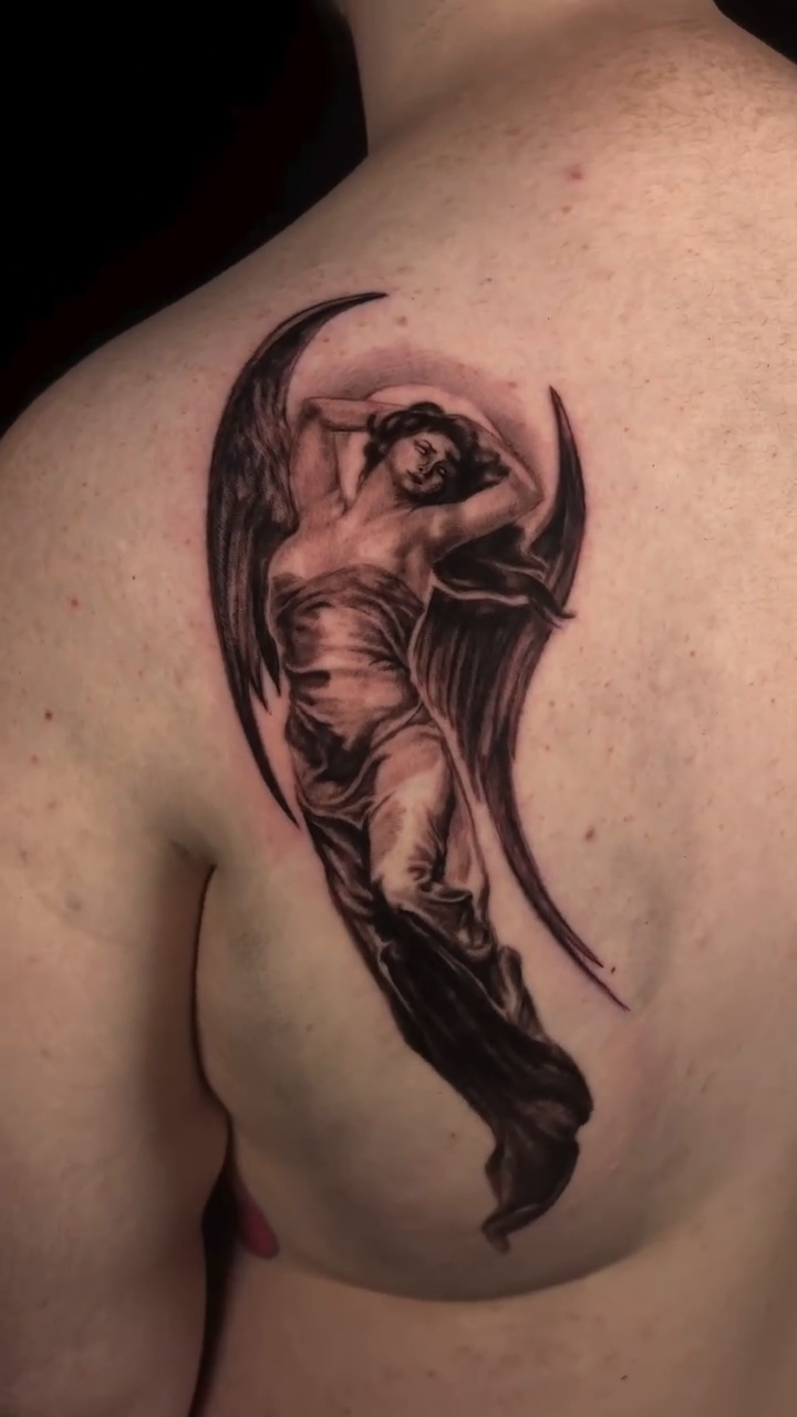 Tattoo by @jnctattoos — black_and_grey, realism