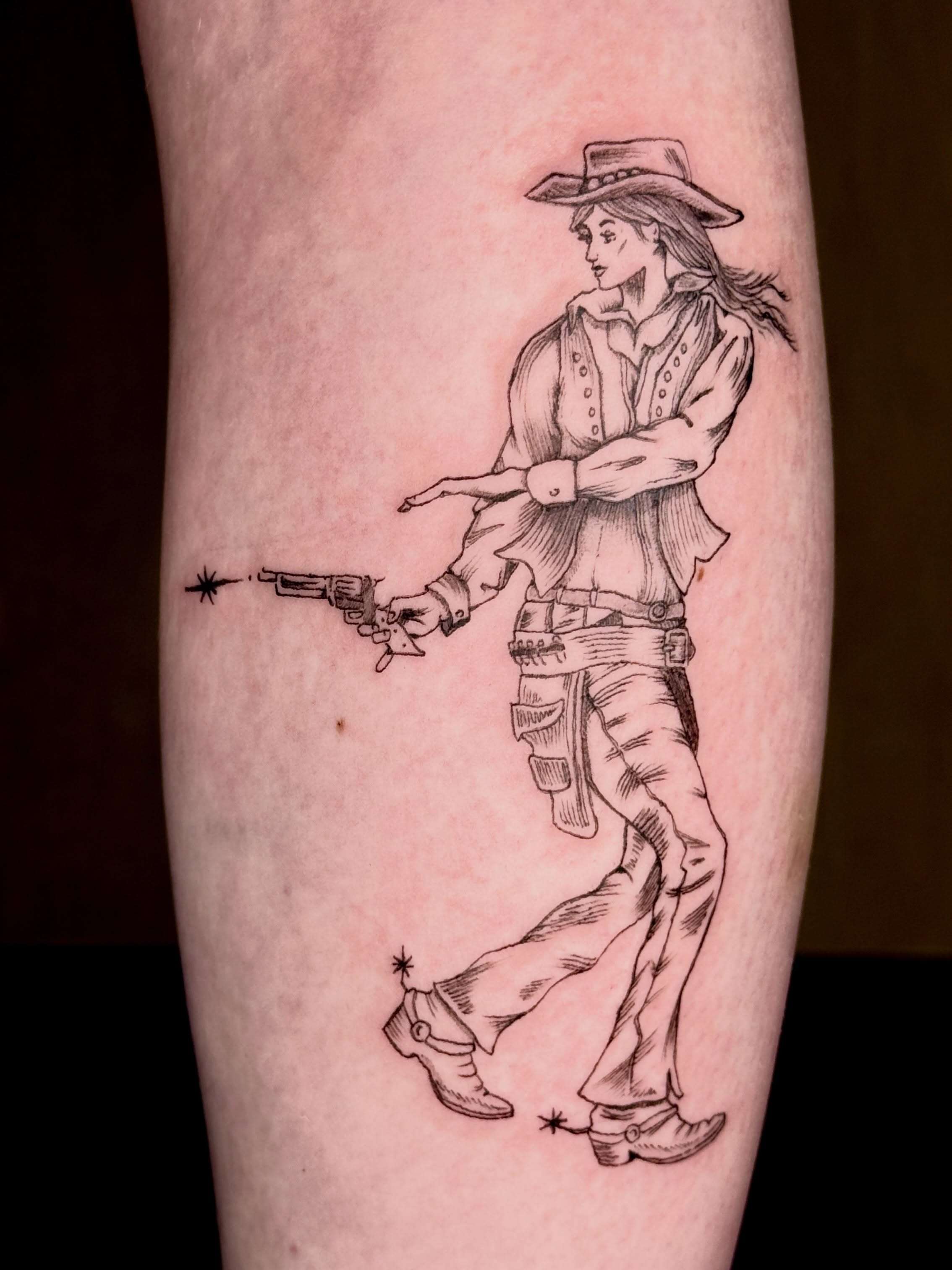 Tattoo by @tatertottats — black_and_grey