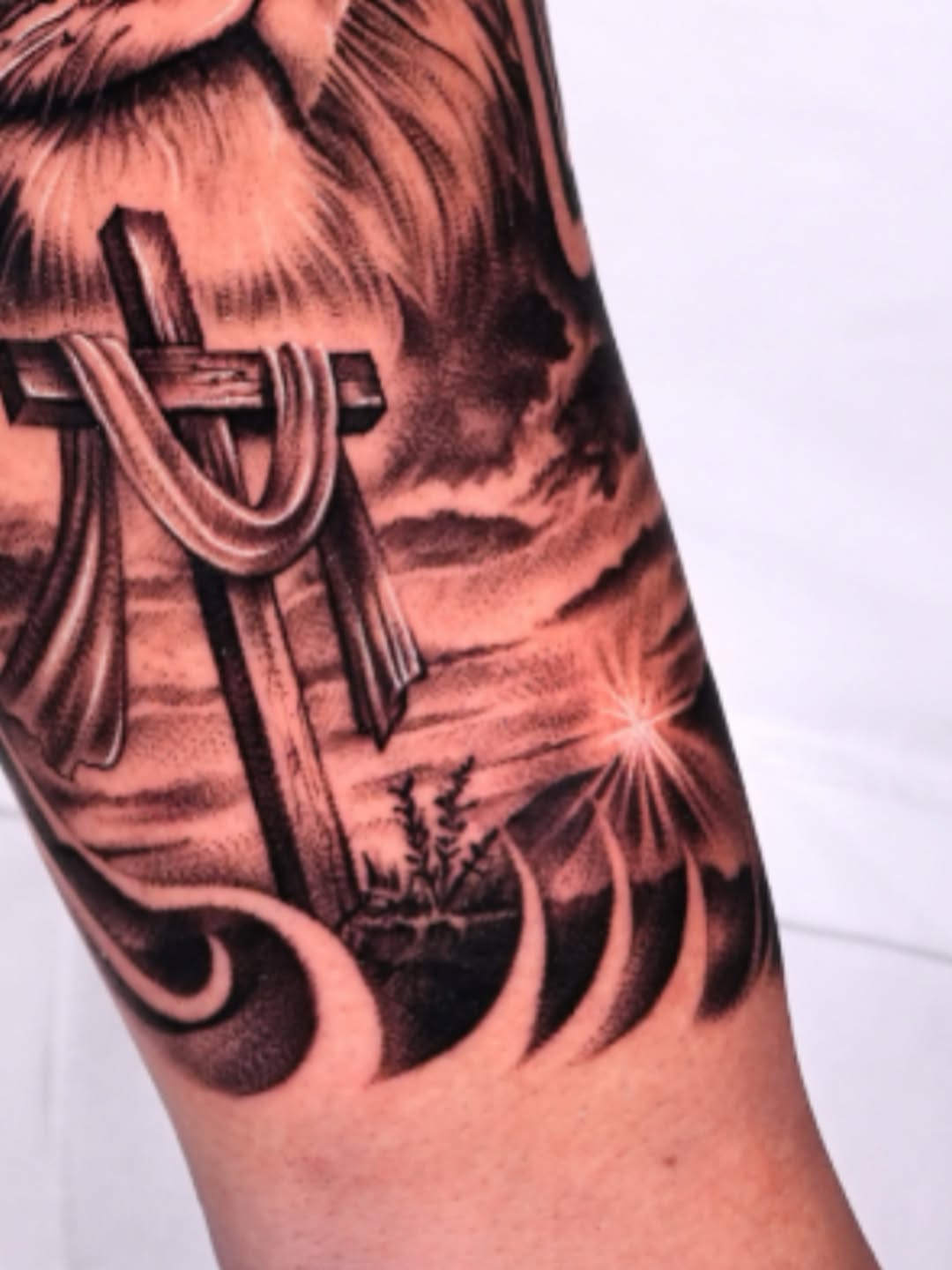 Tattoo by @brayan_ink_tattoo — realism, black_and_grey