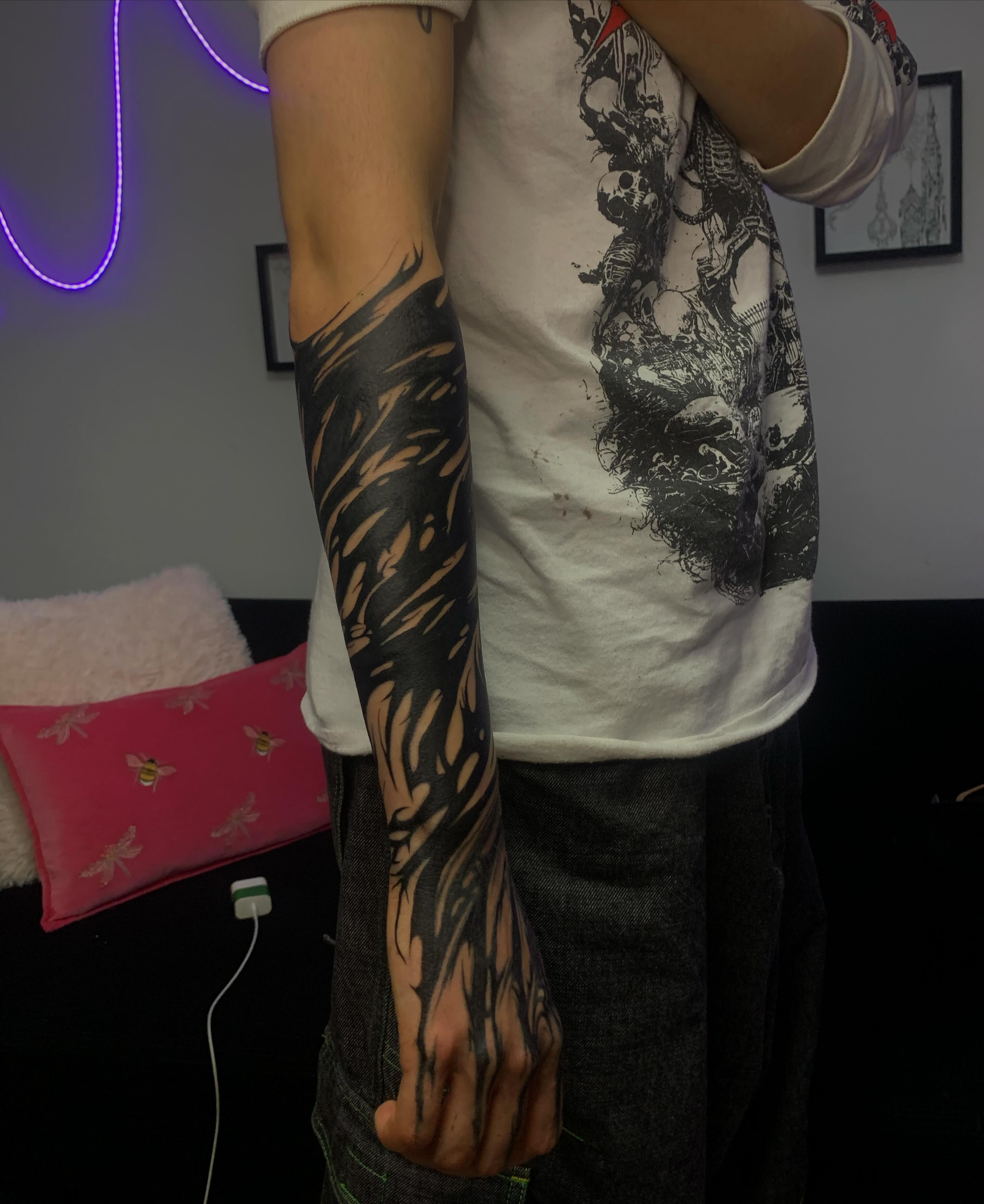 Tattoo by @tattg1rl — black_and_grey