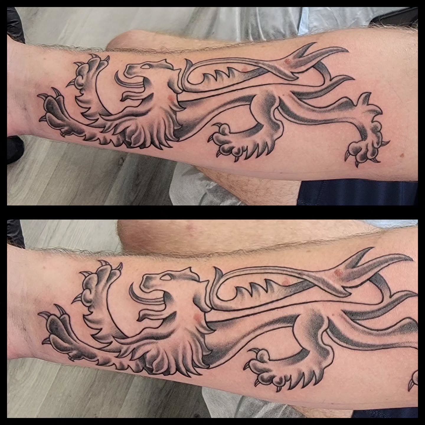 Tattoo by @tattooistgus — black_and_grey