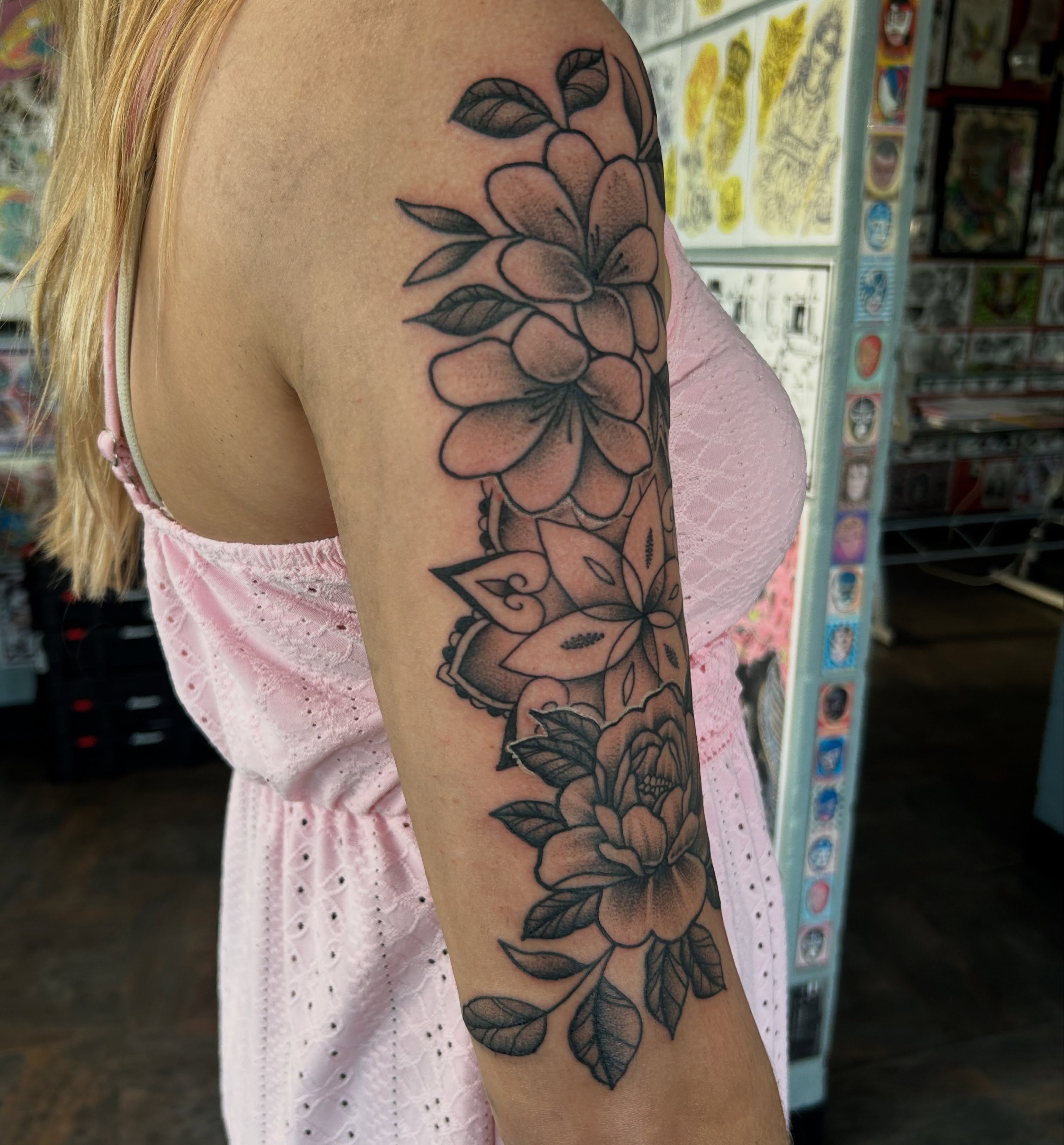 Tattoo by @inkbybray — black_and_grey
