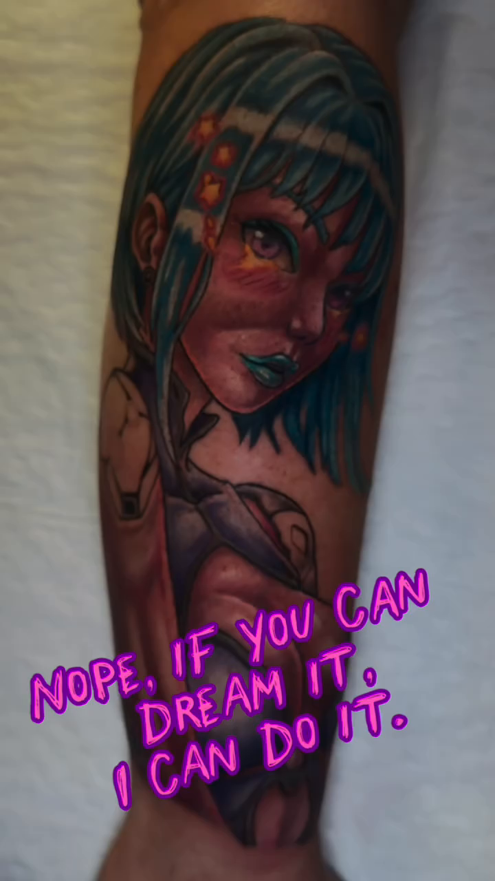 Tattoo by @tattoosbyandrewluce — anime, neo_traditional