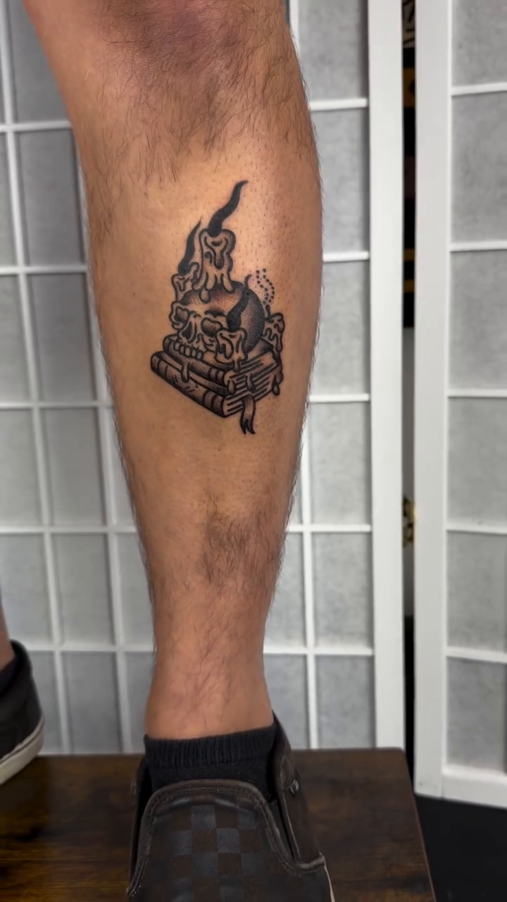 Tattoo by @sadvladink — black_and_grey, realism