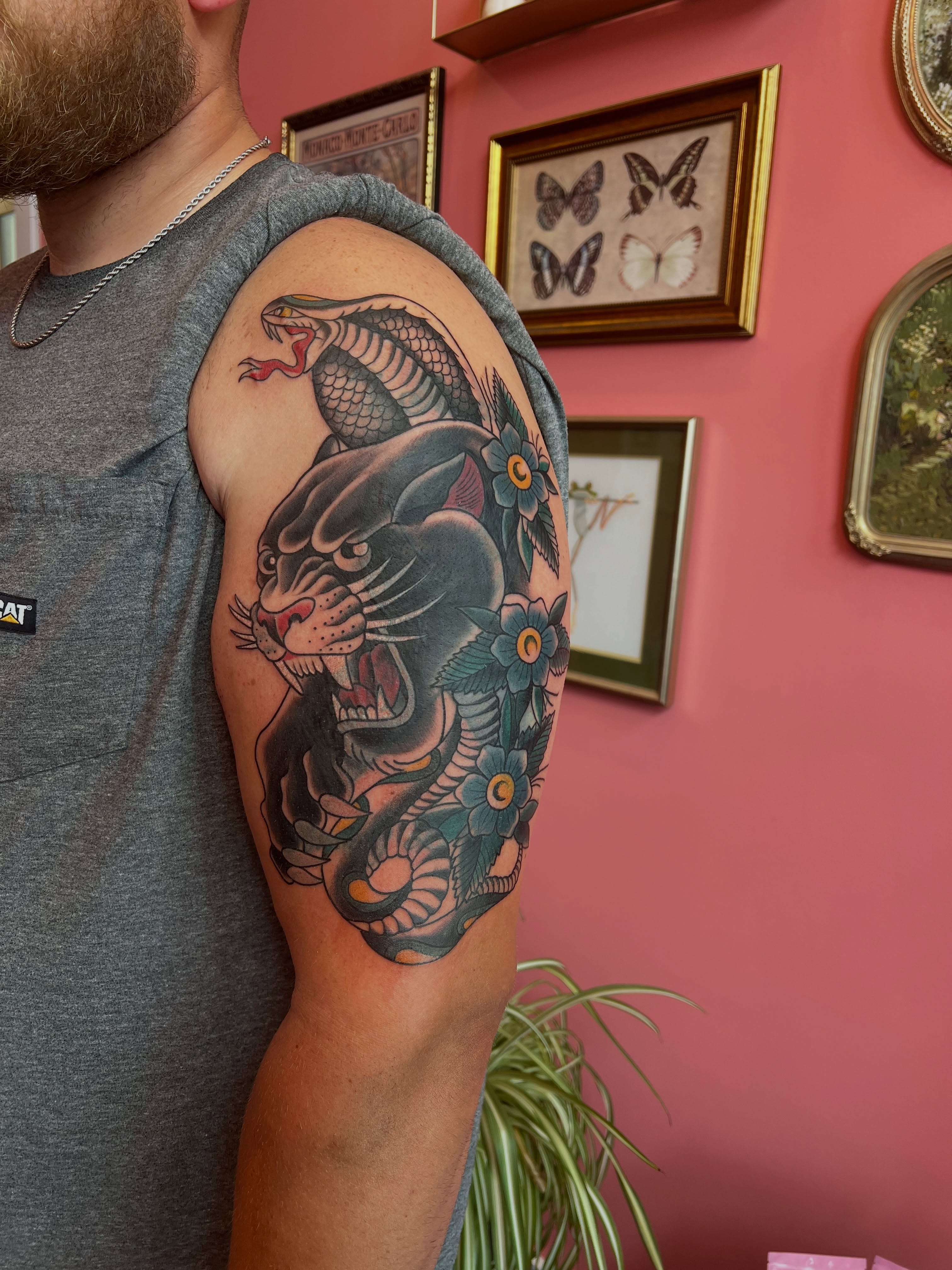 Tattoo by @laurenkelleetattoos — american_traditional, neo_traditional