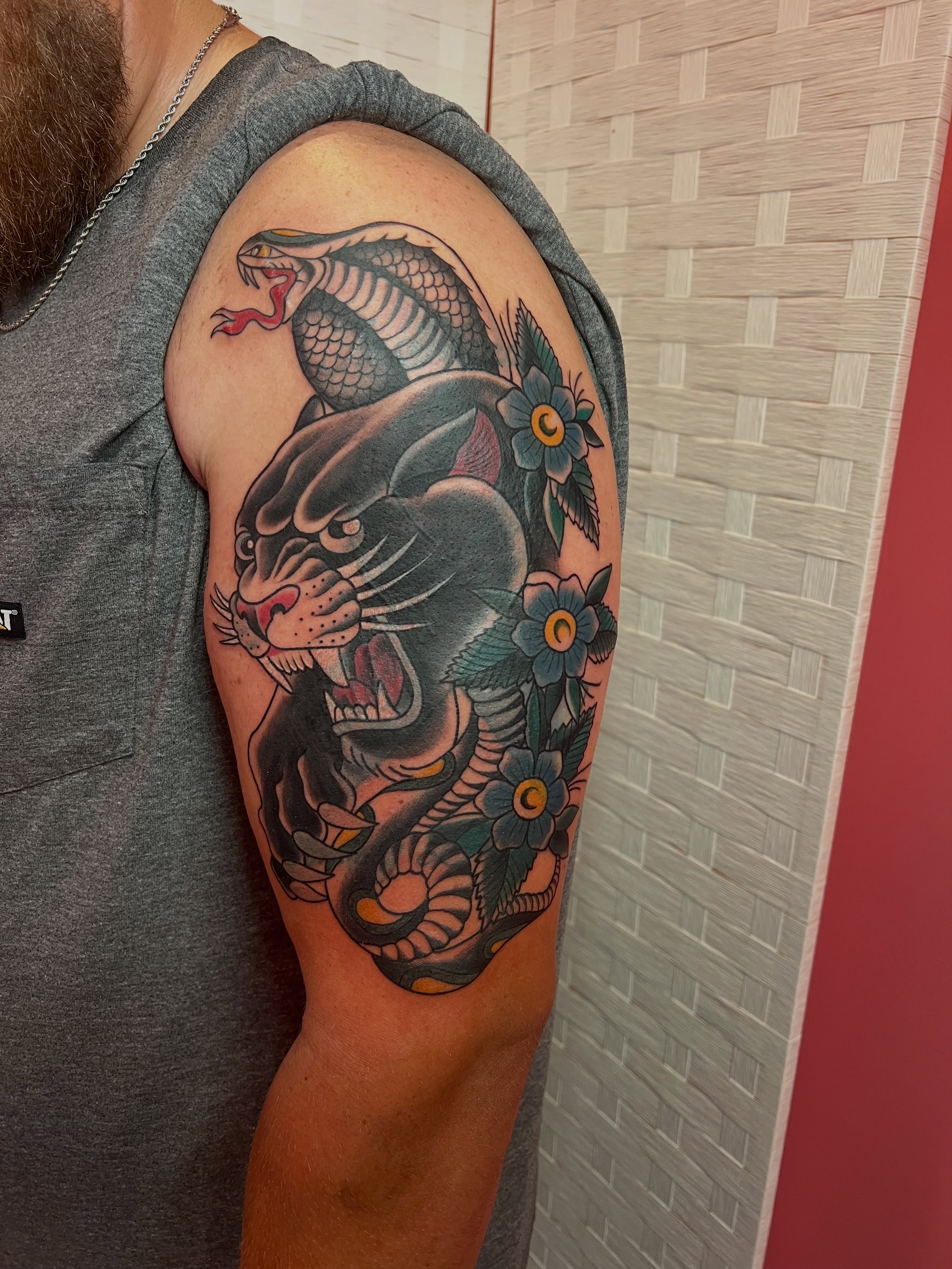 Tattoo by @laurenkelleetattoos — american_traditional, neo_traditional