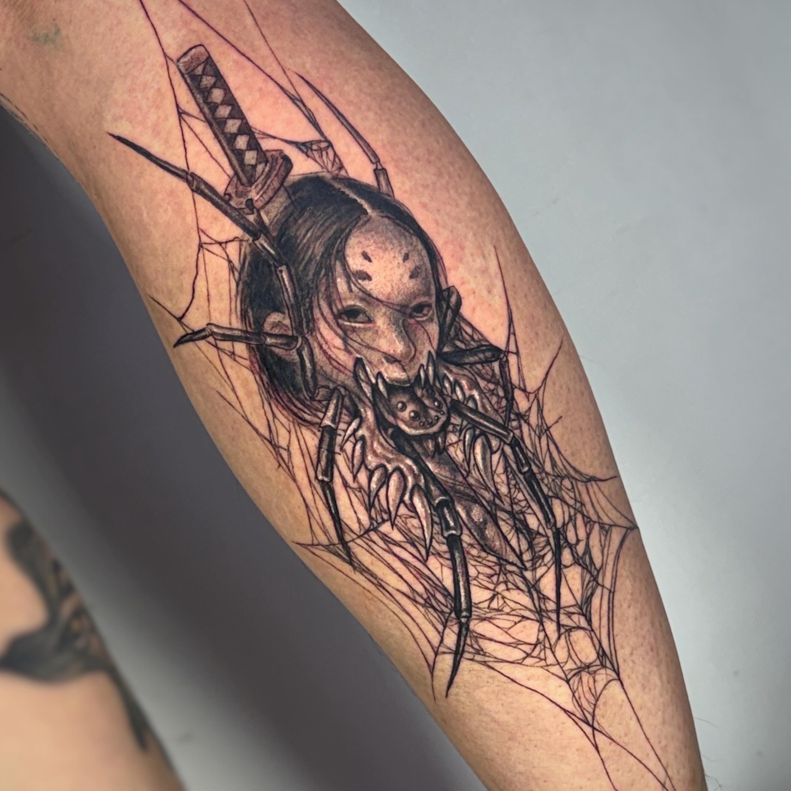 Tattoo by @jeminren — dark_realism, realism