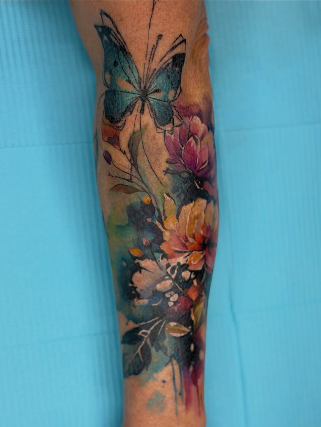 Tattoo by @melrosearttt — watercolor