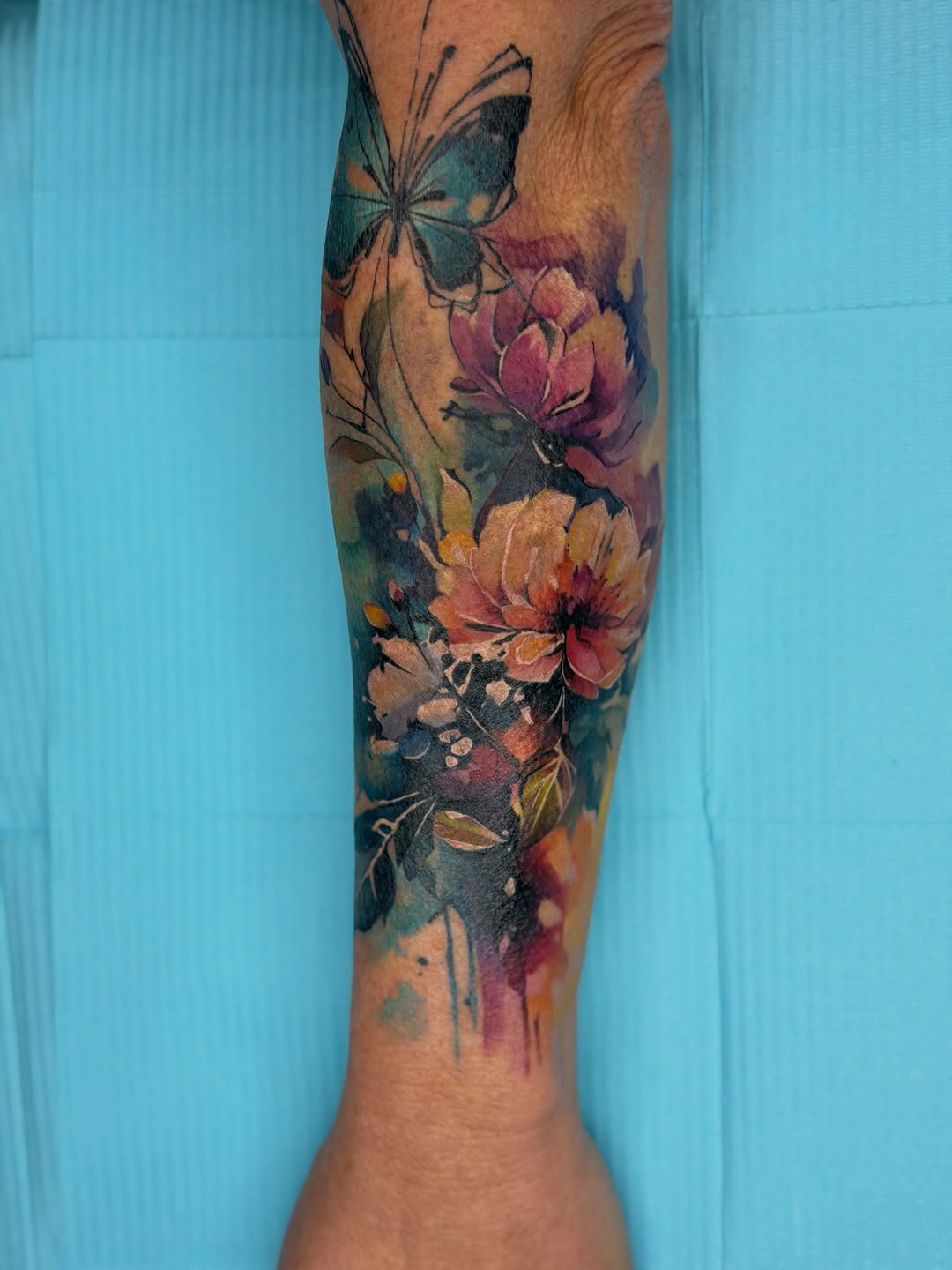 Tattoo by @melrosearttt — watercolor