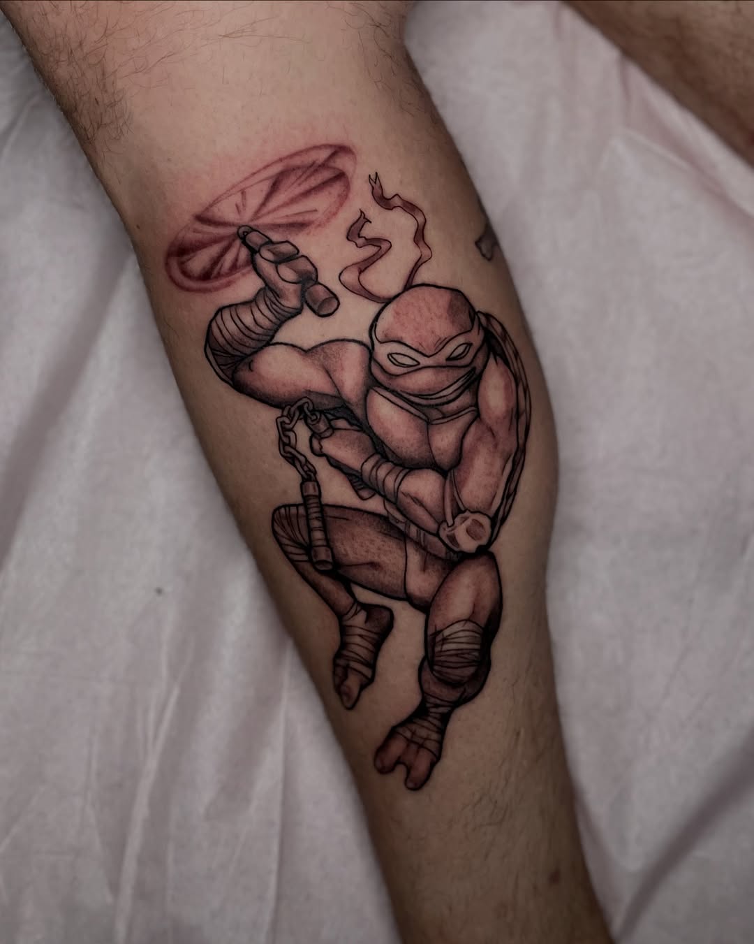 Tattoo by @livcassinelli โ anime, black_and_grey