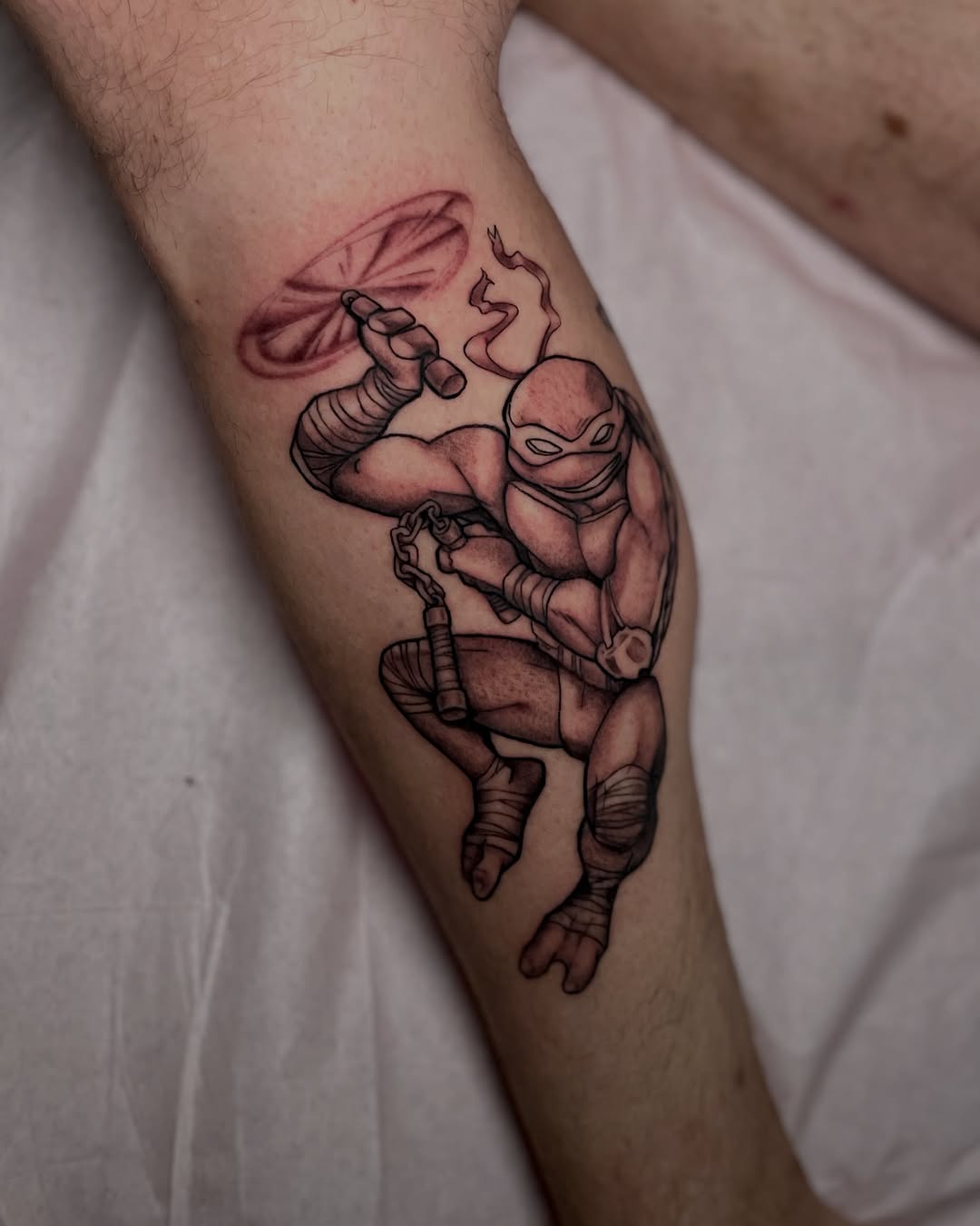 Tattoo by @livcassinelli โ anime, black_and_grey