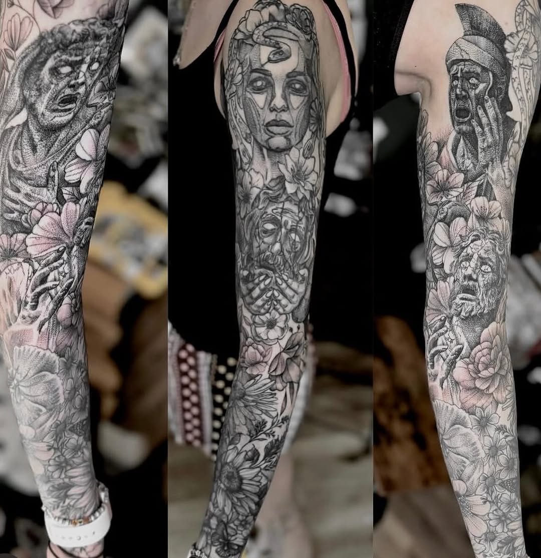 Tattoo by @worleytattoos — realism, black_and_grey