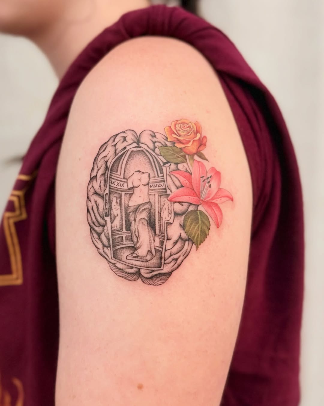 Tattoo by @koko.inker.houston — black_and_grey, realism