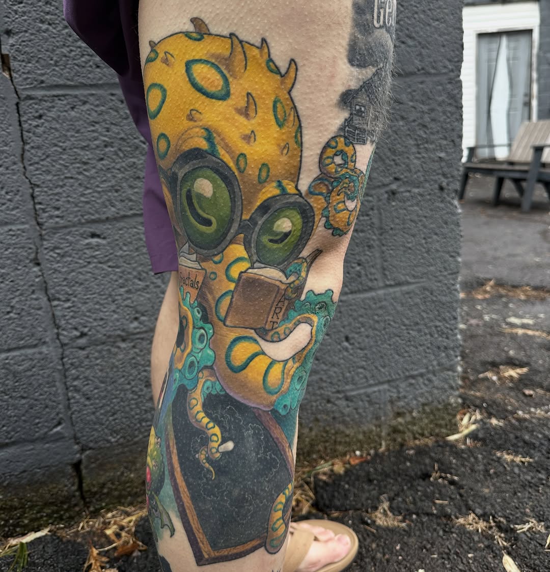 Tattoo by @shanebakertattoo — new_school, illustrative