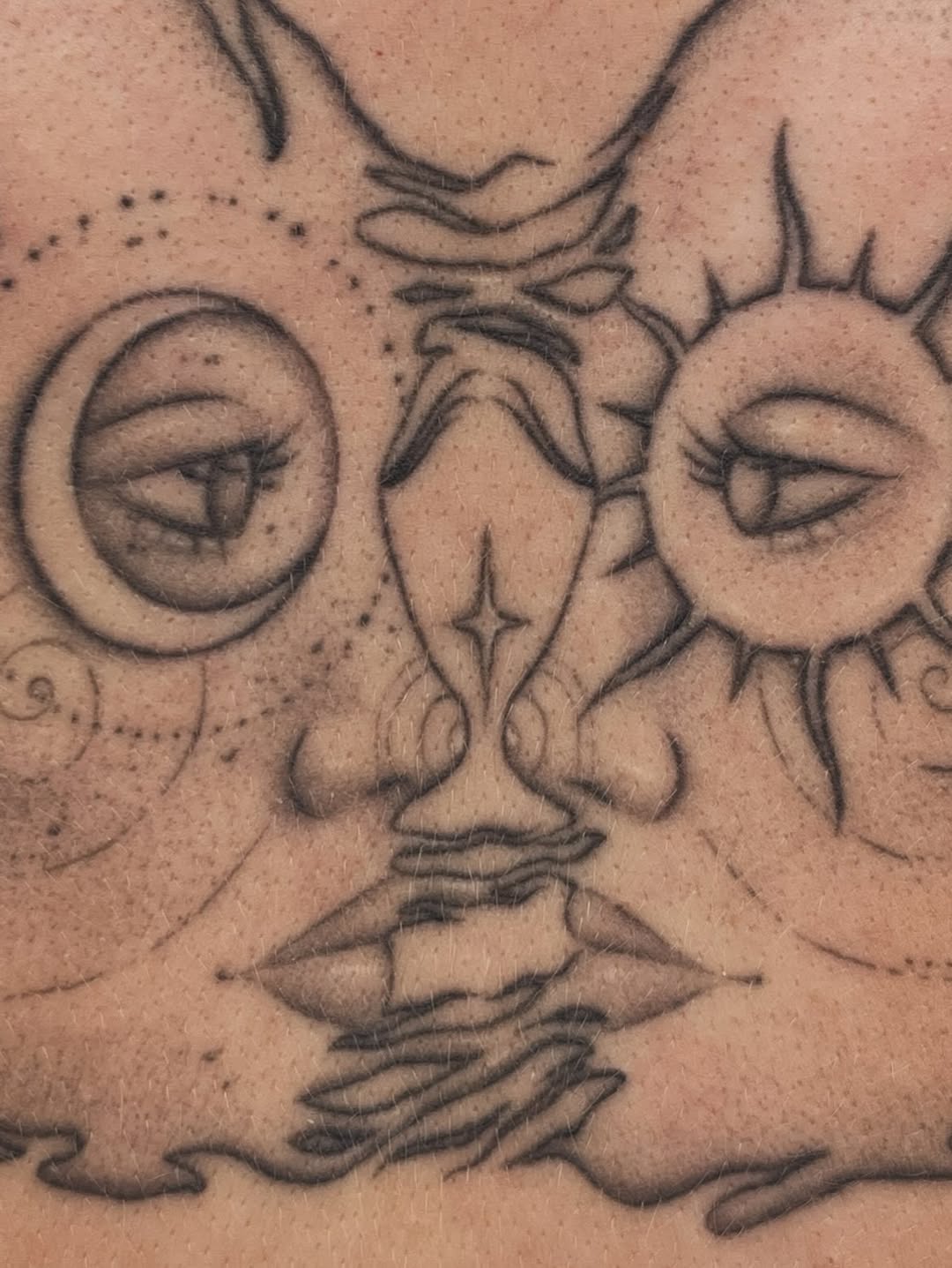Tattoo by @mimiblu_stattoos — black_and_grey, surrealism