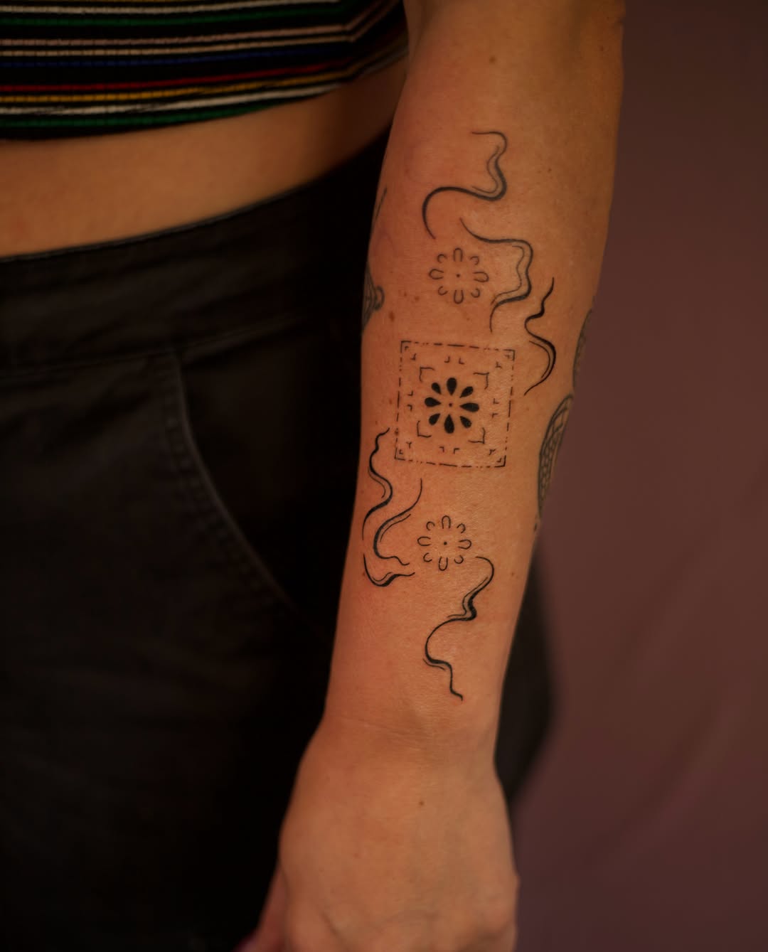 Tattoo by @gingerteatattoos — geometric