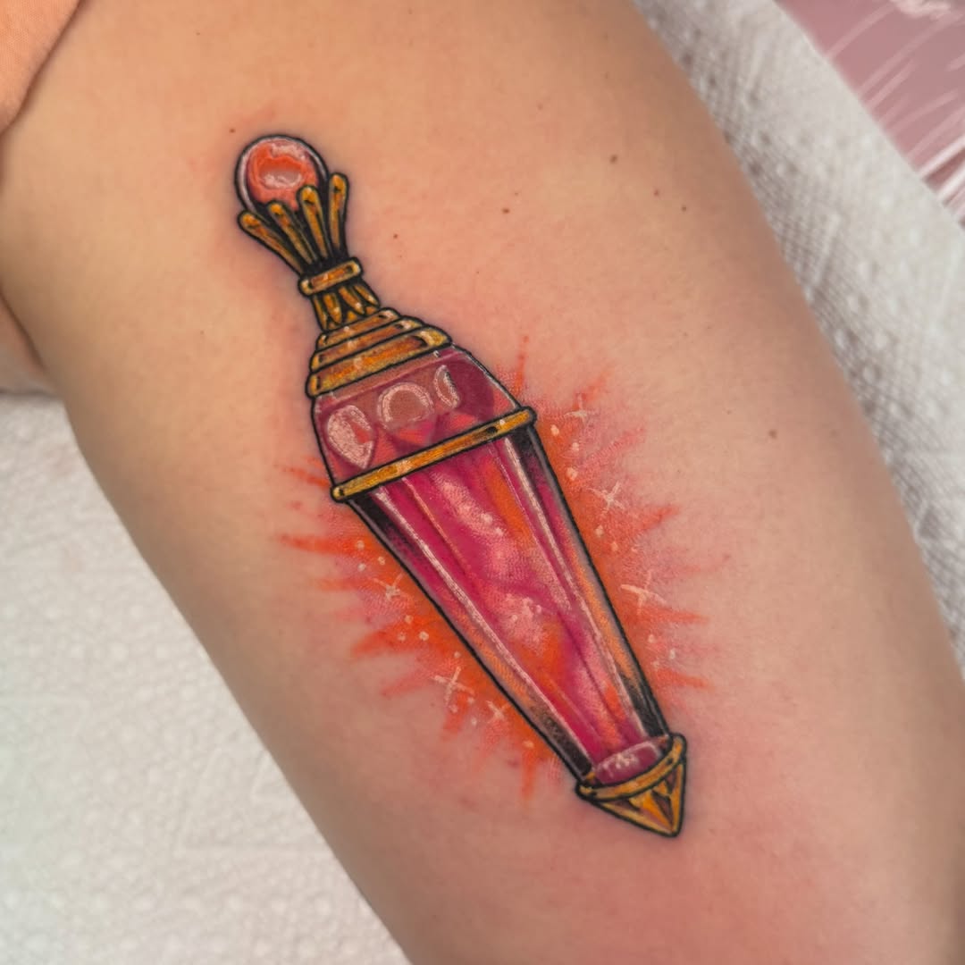 Tattoo by @painted_peach — new_school, illustrative