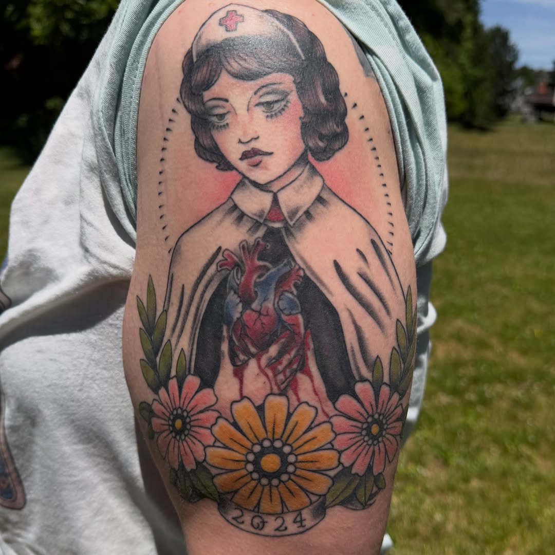 Tattoo by @chiahtattoos — neo_traditional, realism