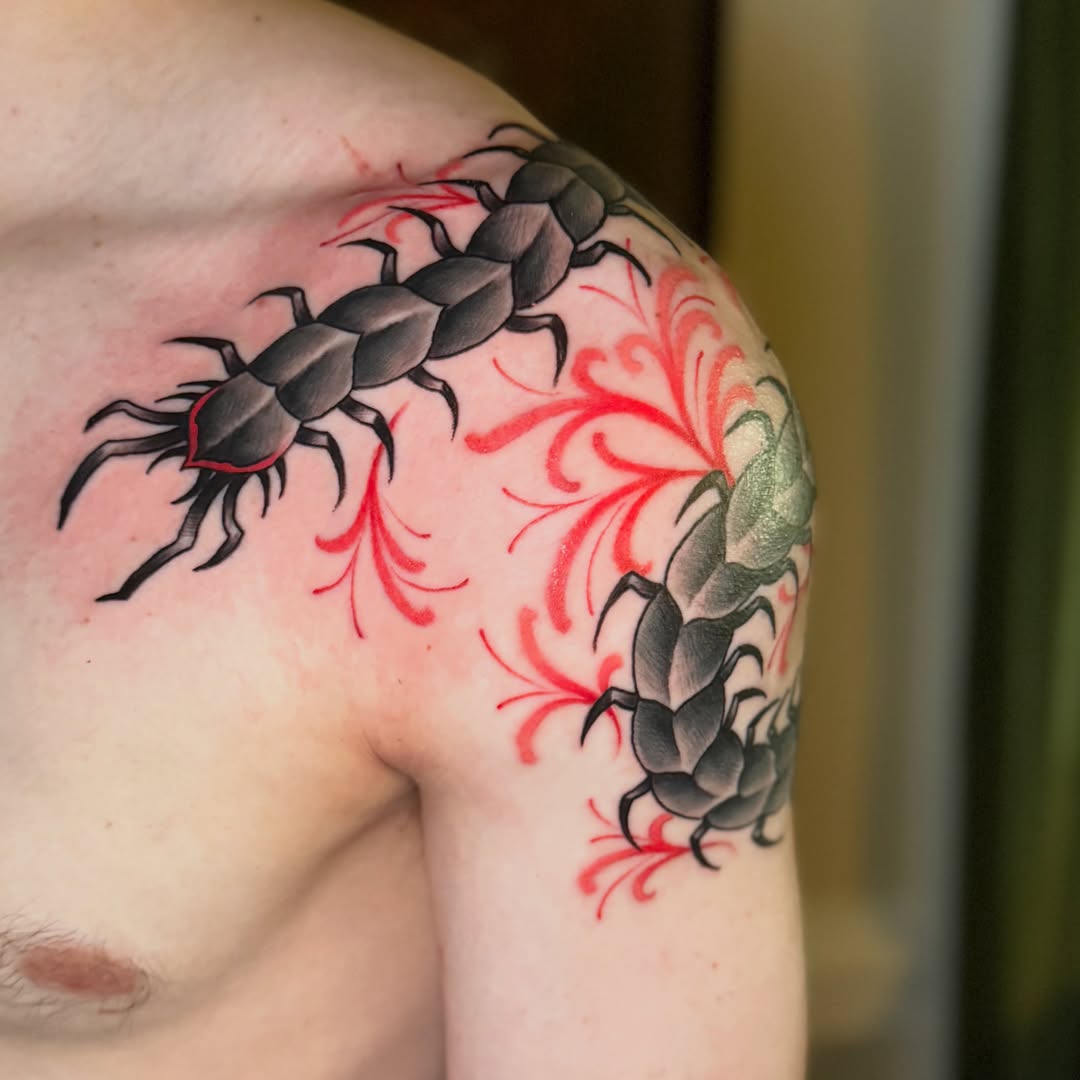 Tattoo by @chiahtattoos — black_and_grey, neo_traditional