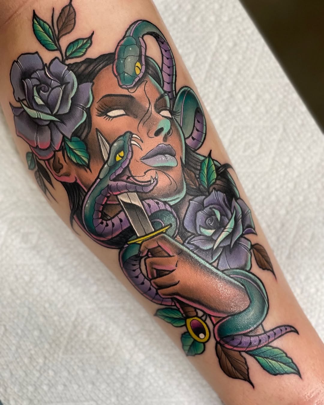 Tattoo by @jamesmullintattoos β neo_traditional
