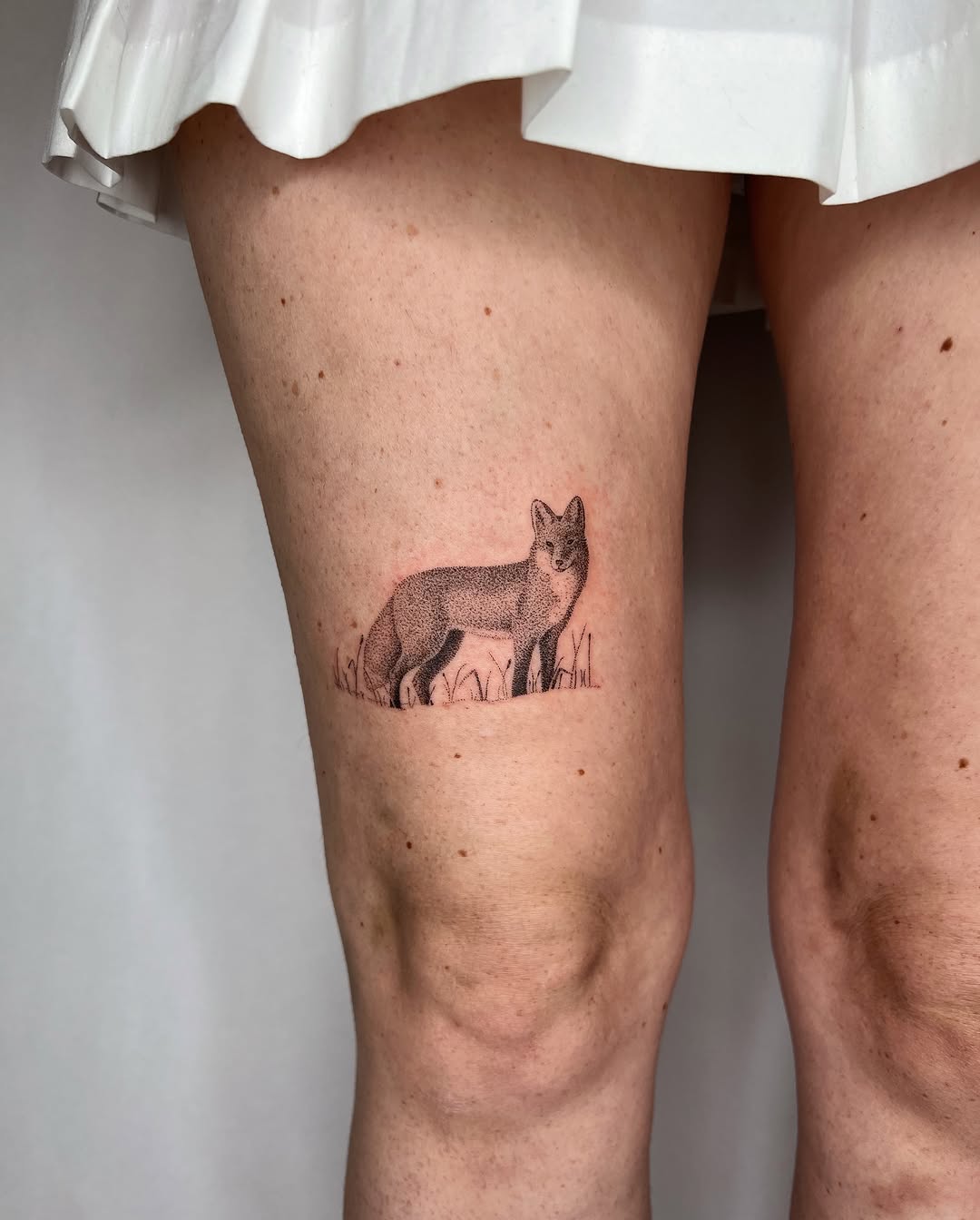 Tattoo by @thankyouforpoking — dotwork, realism