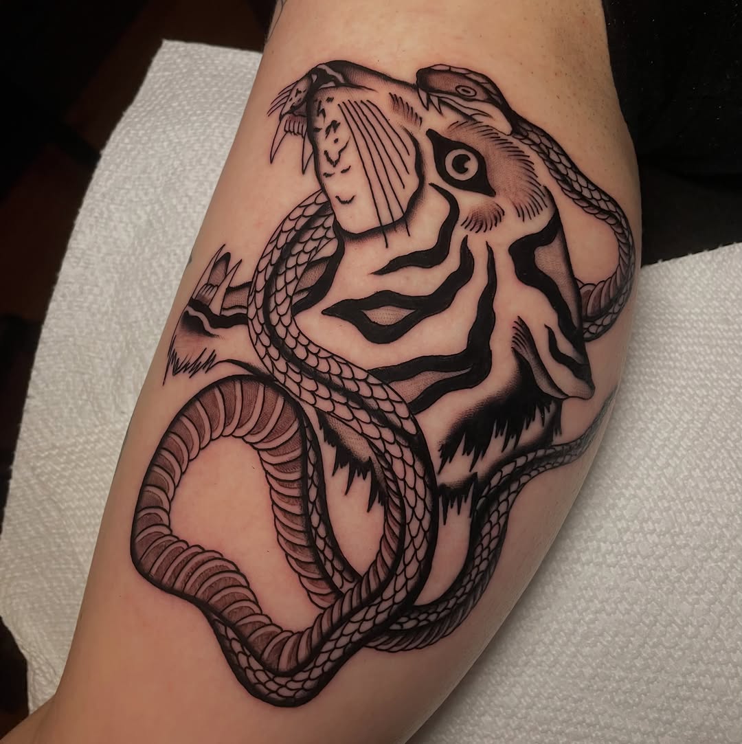Tattoo by @nobletattoo — american_traditional, black_and_grey