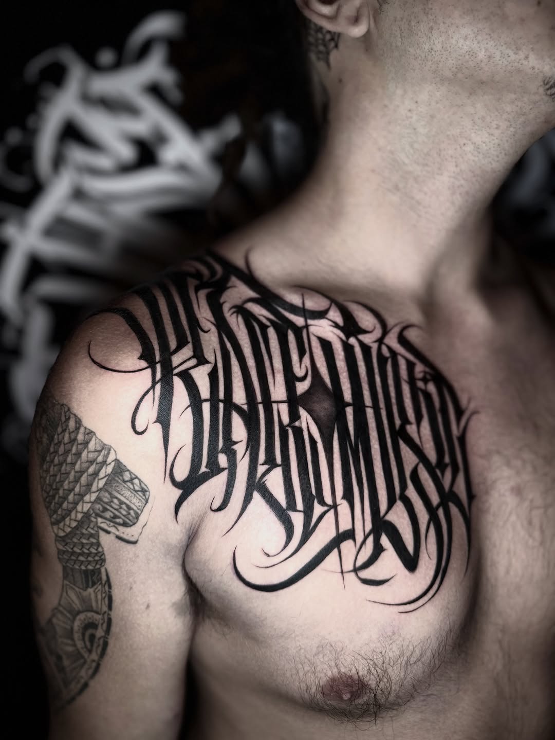 Tattoo by @wiseroner — lettering_script