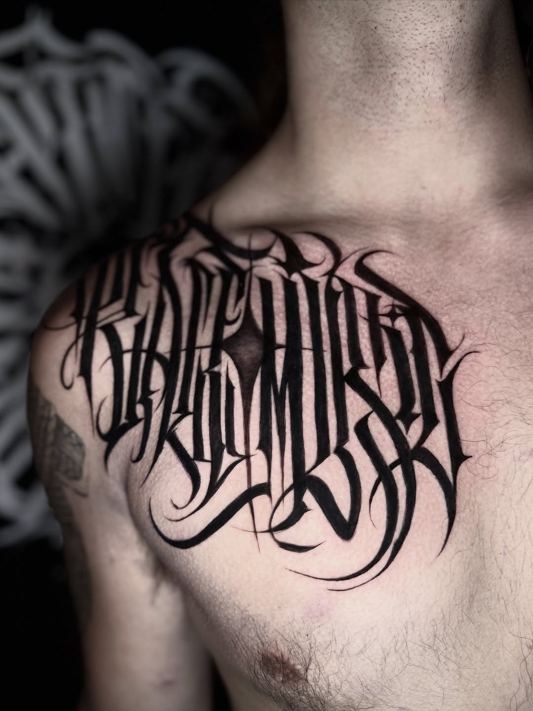 Tattoo by @wiseroner — lettering_script