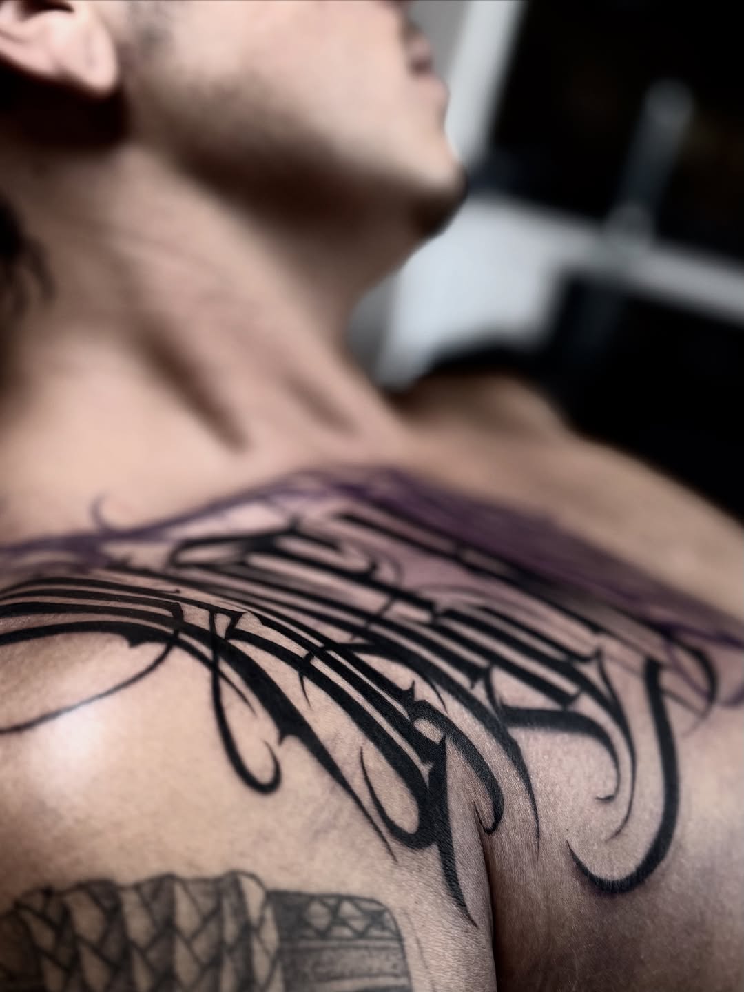 Tattoo by @wiseroner — lettering_script