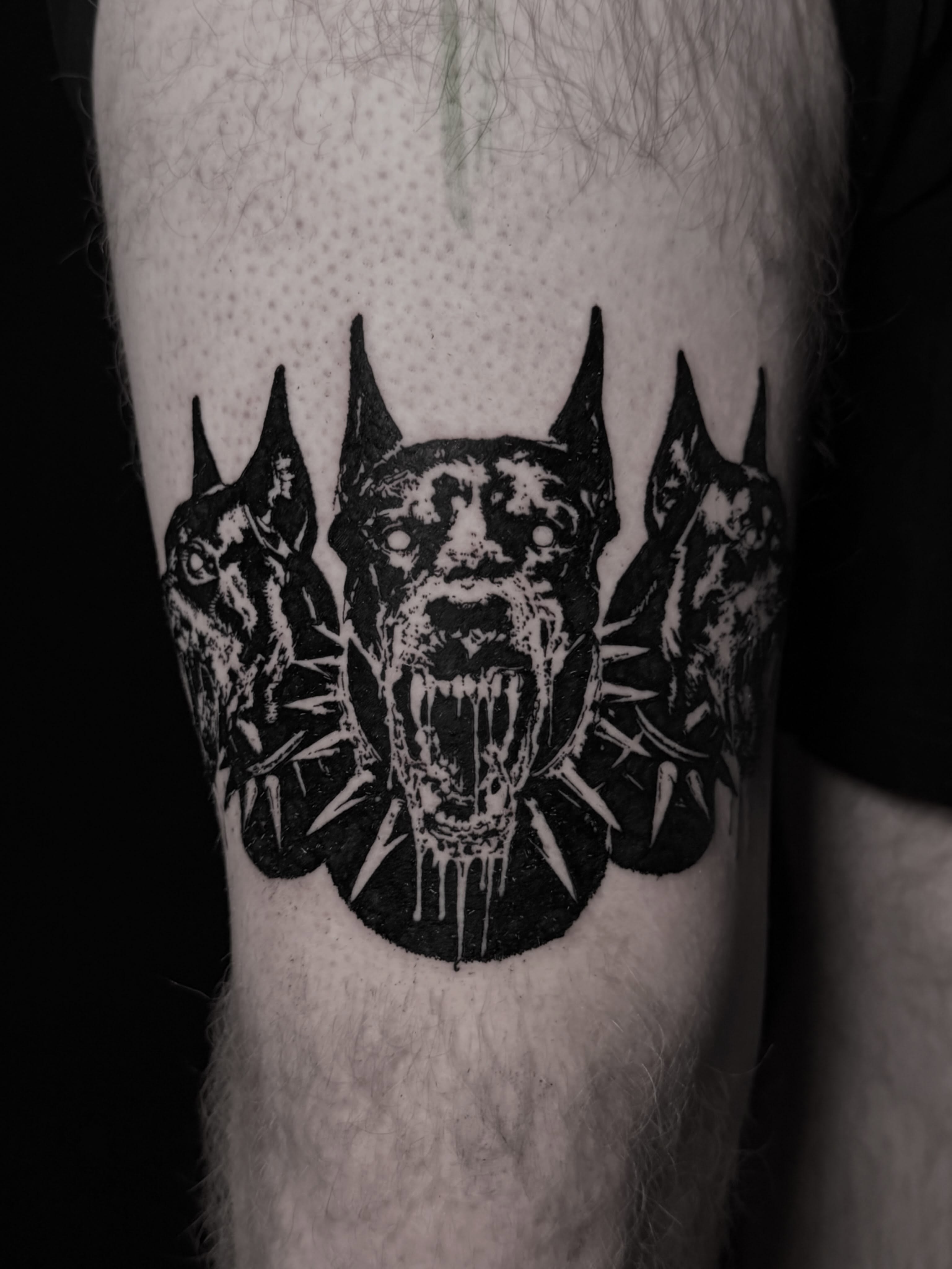 Tattoo by @boniaart — black_and_grey, dark_realism