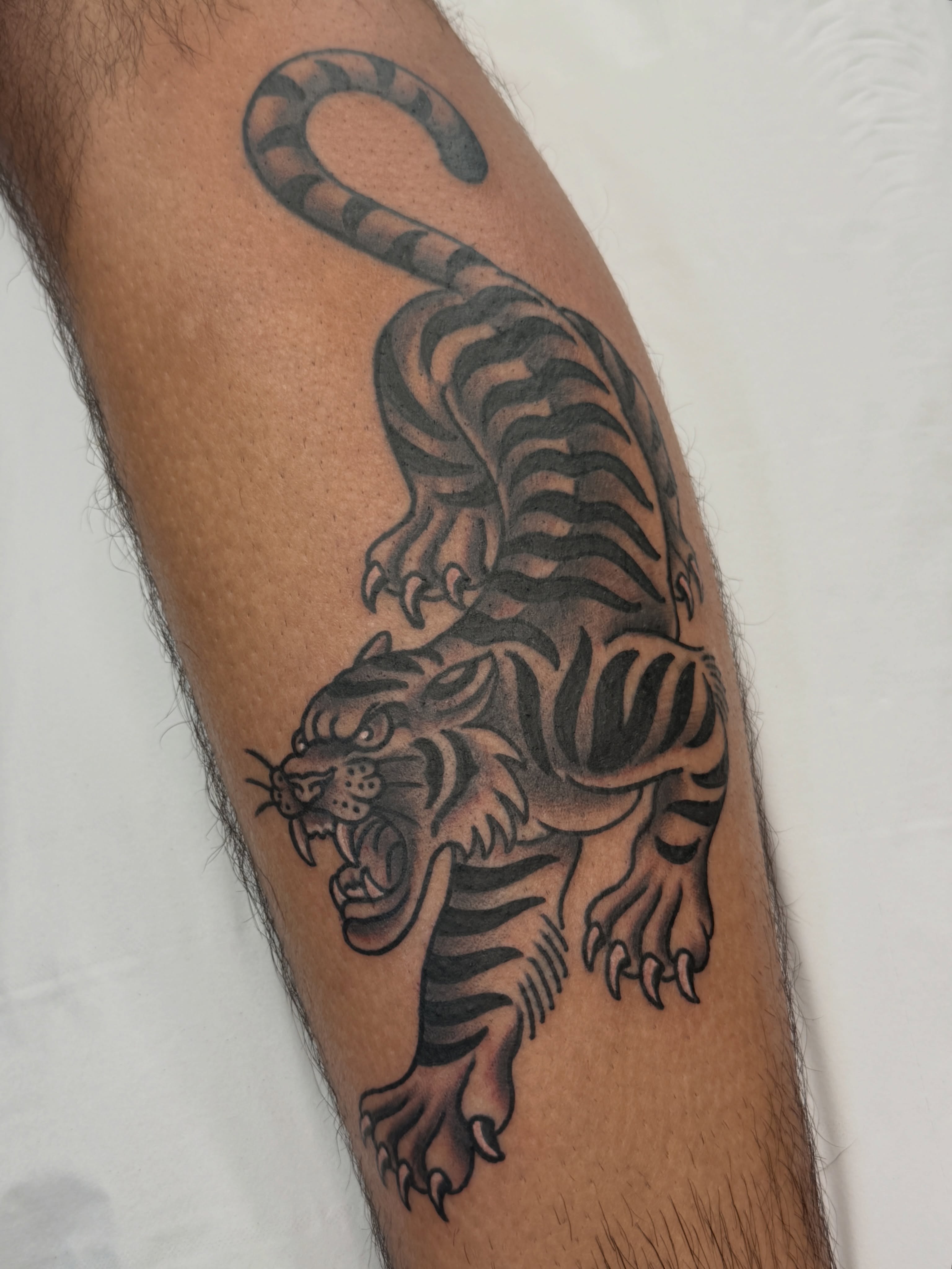 Tattoo by @franztattooist — black_and_grey