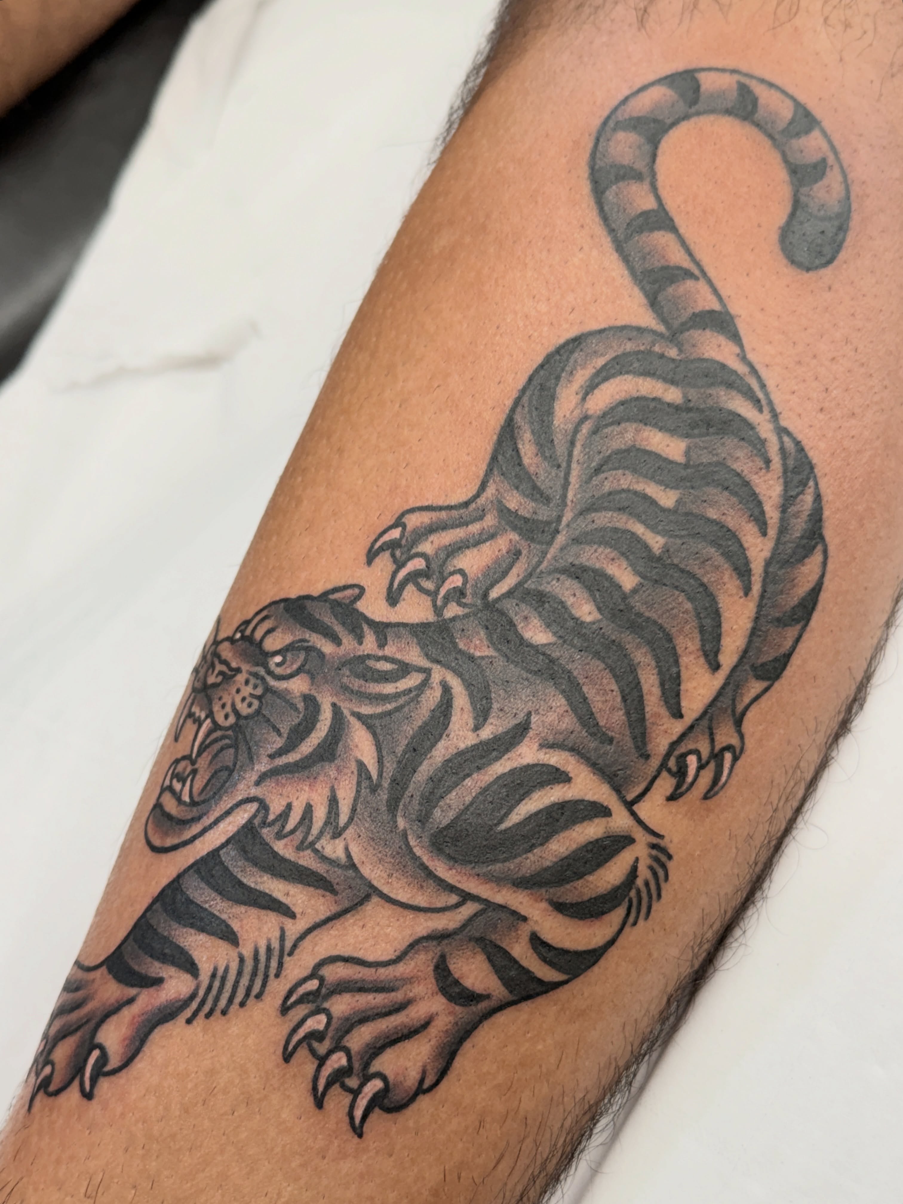 Tattoo by @franztattooist — black_and_grey