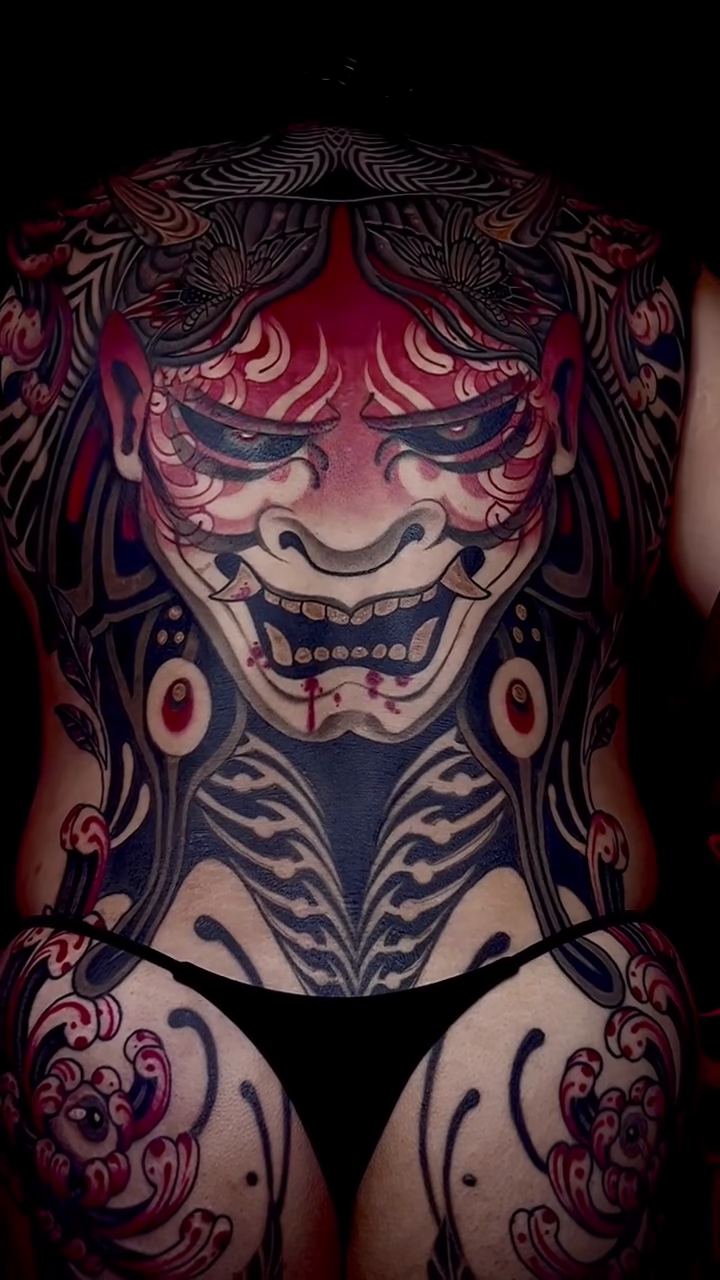 Tattoo by @jaded_youth_ — japanese_irezumi, blackwork