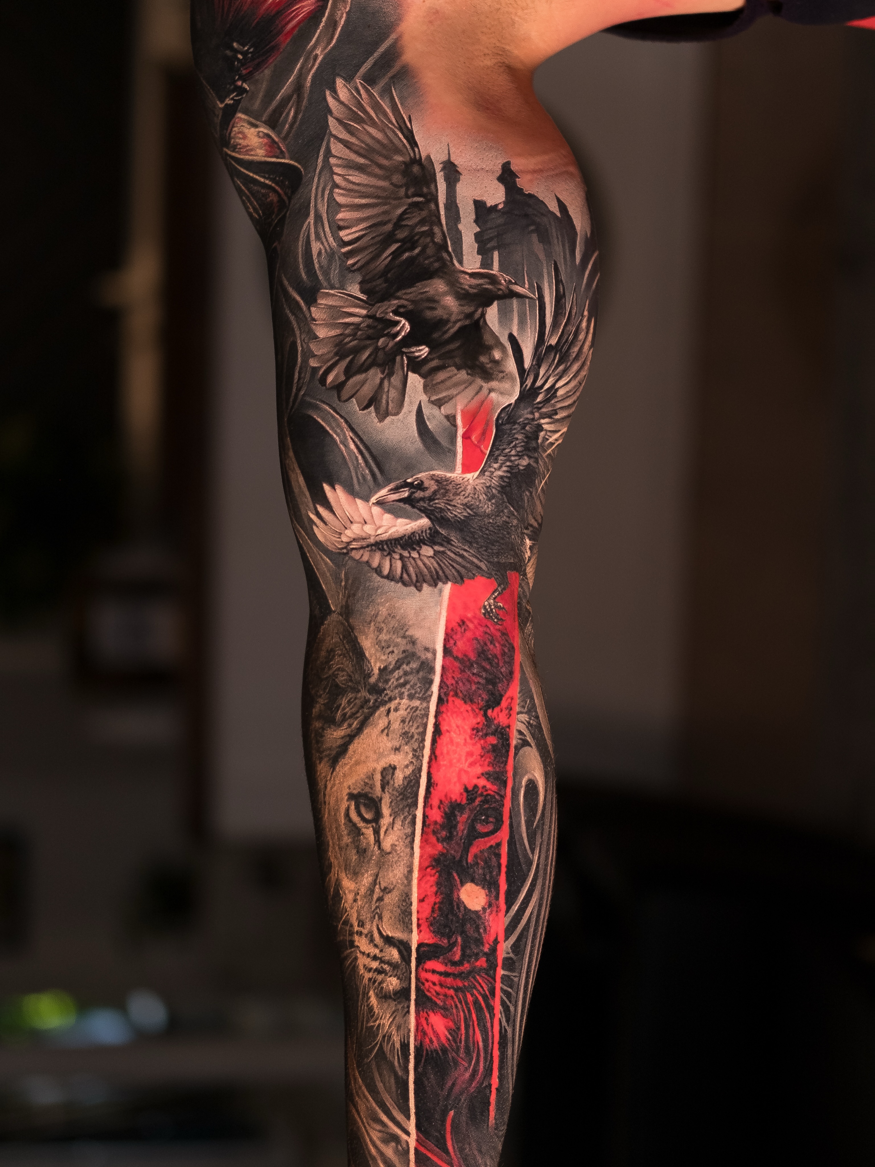 Realism tattoo on the forearm by Christopher Powell