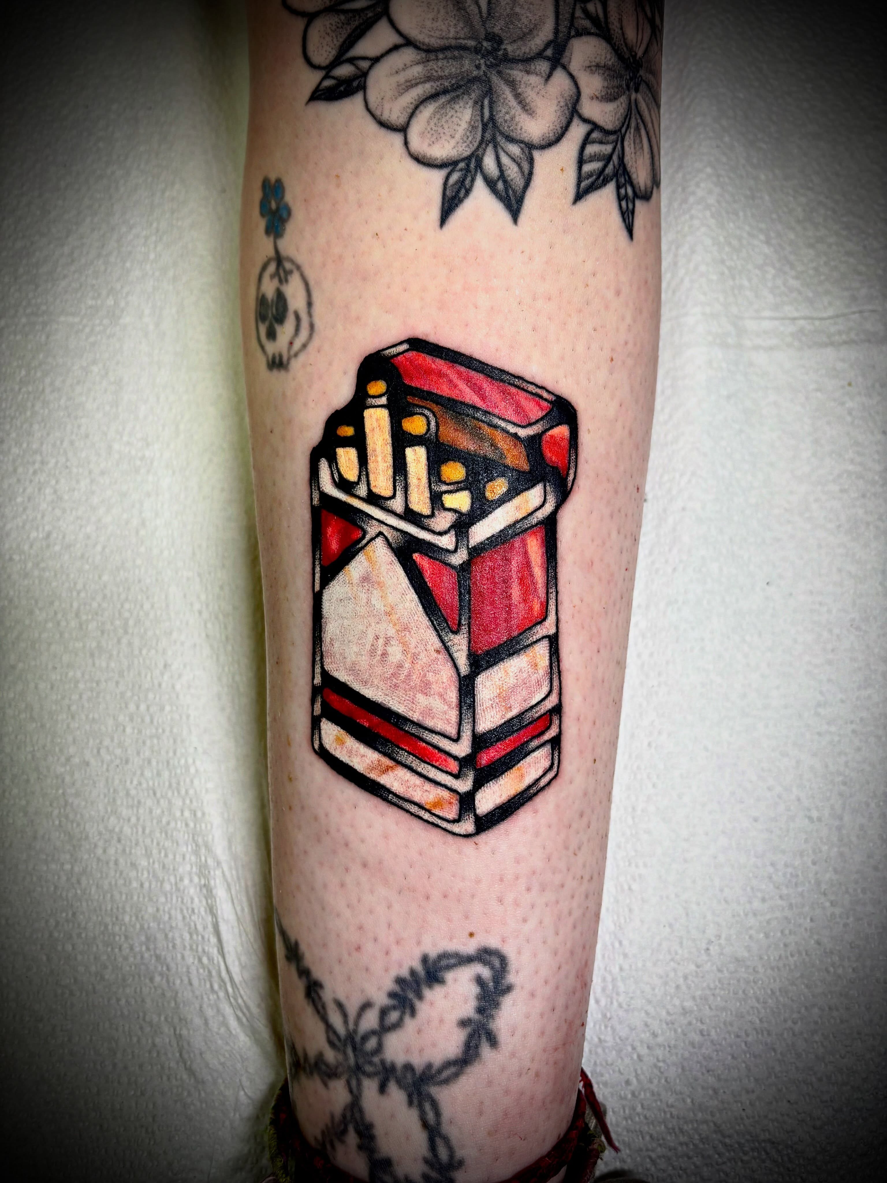 Tattoo by @jddoestattoos — watercolor
