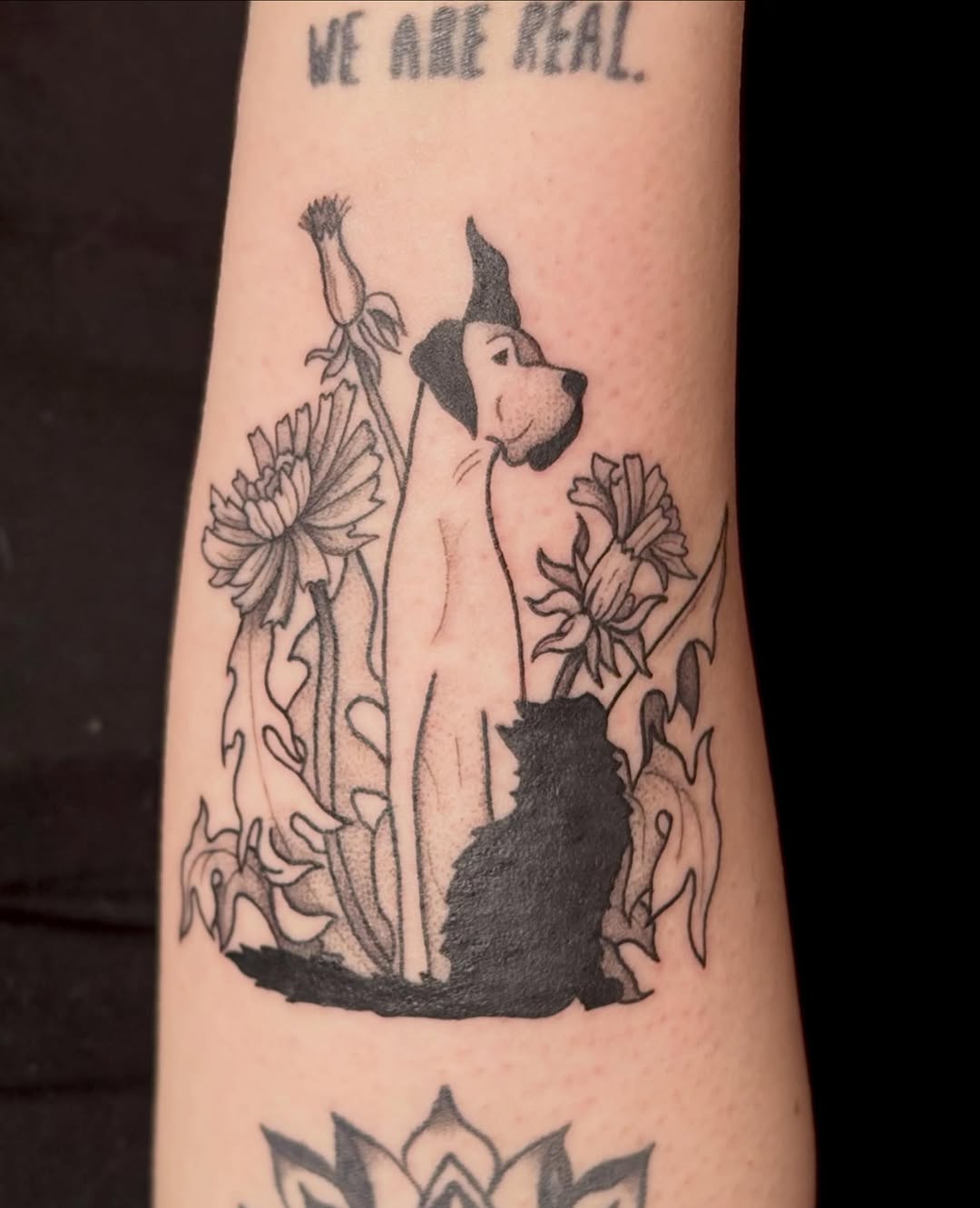 Tattoo by @aliendavetattoos — illustrative, black_and_grey