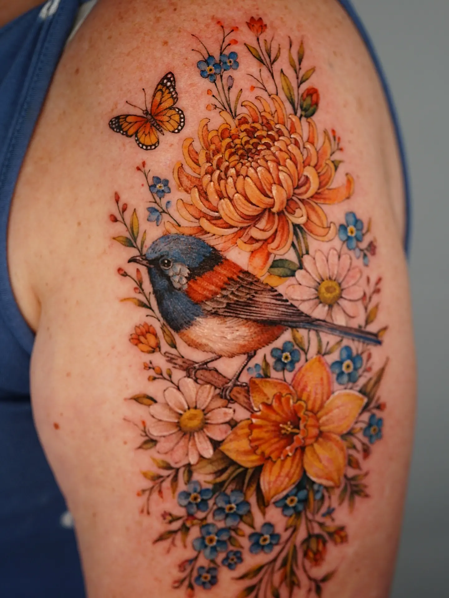 Tattoo by @vii_tattoo — realism, watercolor
