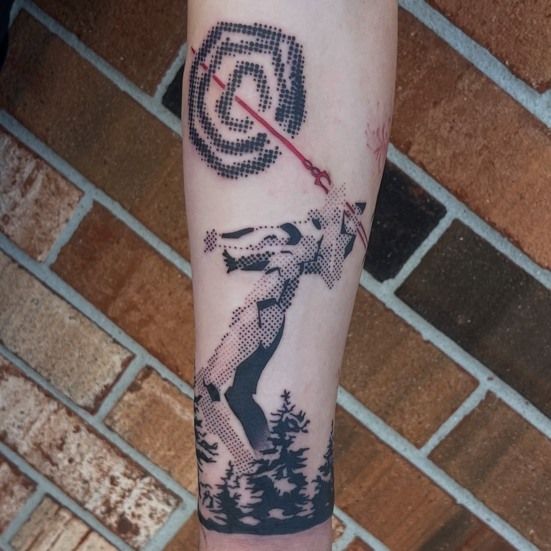 Tattoo by @k.inx_ — dotwork