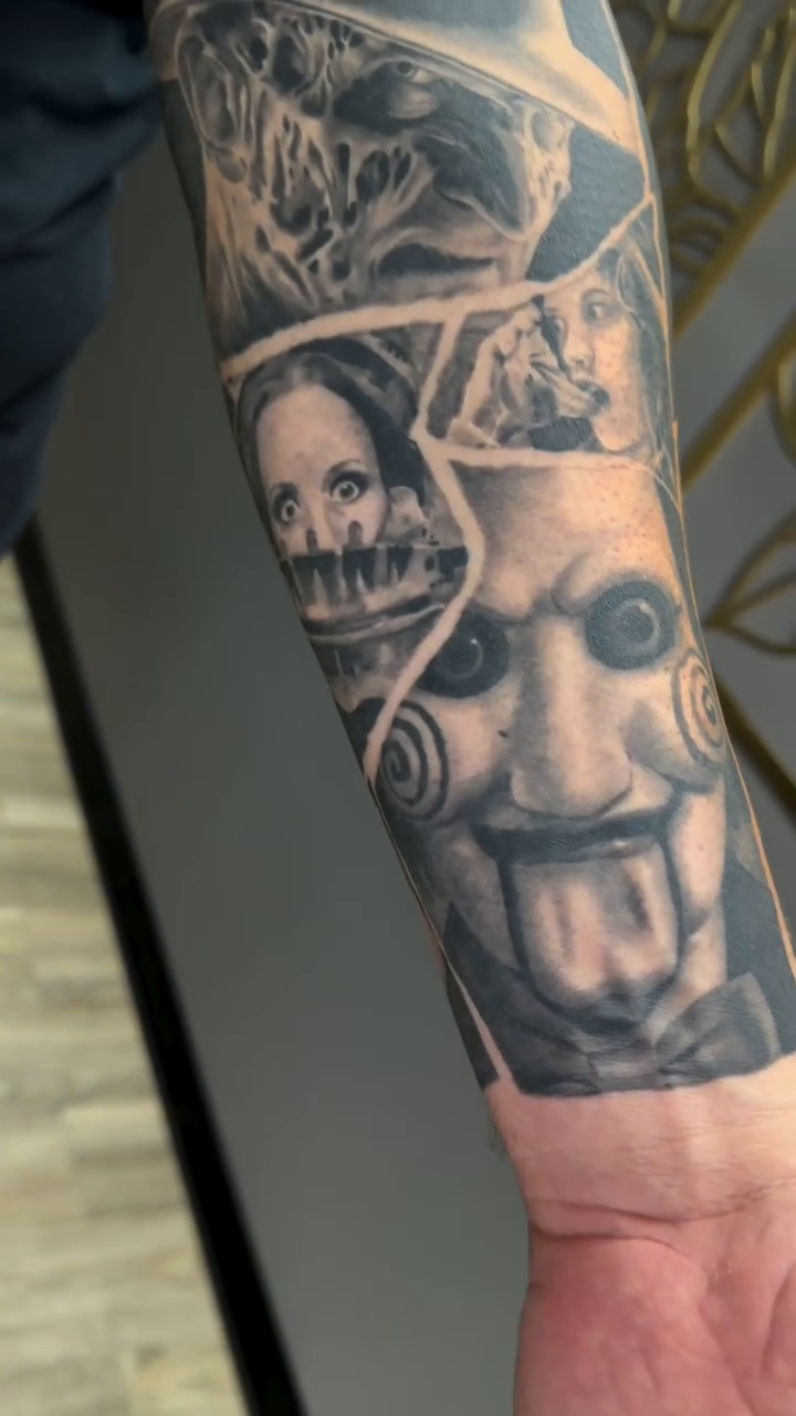 Tattoo by @chadbelltattoos — realism, dark_realism
