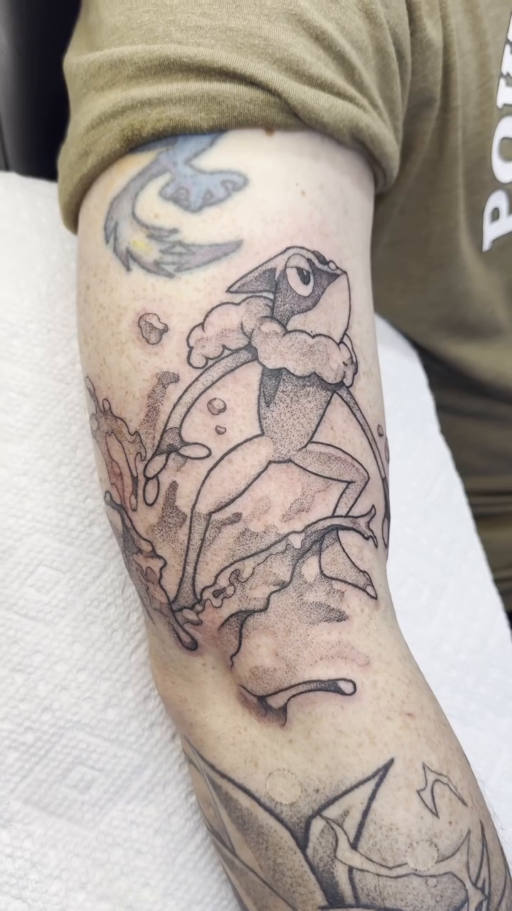 Tattoo by @inkedbydane — anime