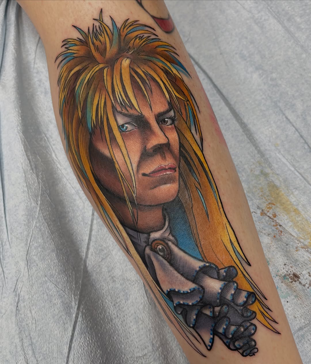 Tattoo by @sparks_electrictattooing — realism, anime