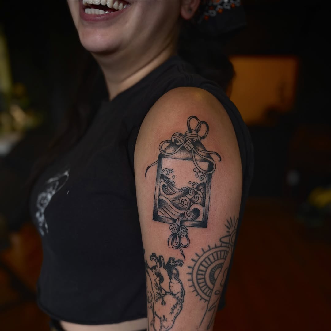 Tattoo by @deetstattoos — japanese_irezumi, black_and_grey