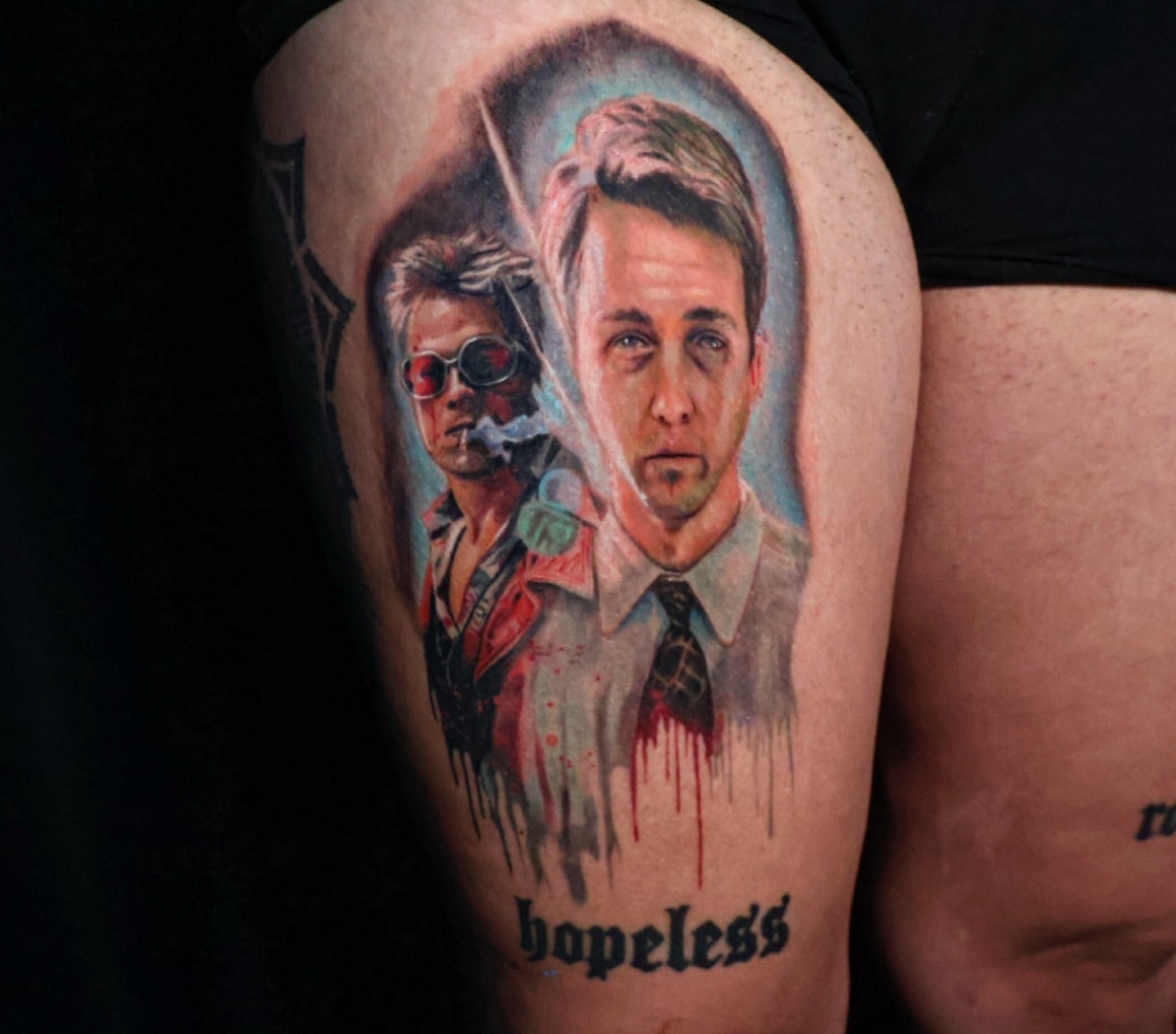 Tattoo by @reep_art_renditions — realism, dark_realism