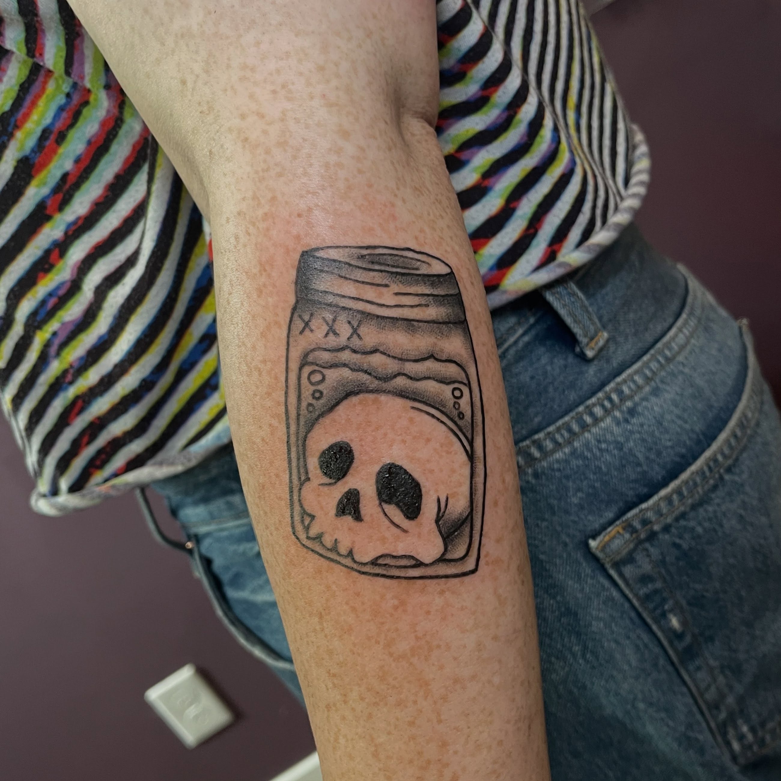 Tattoo by @mikttattoo — dotwork