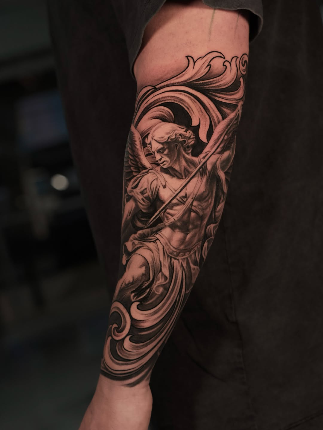 Tattoo by @reyolivarestattoos — realism, black_and_grey