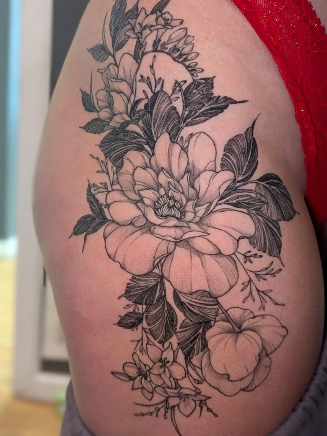 Tattoo by @bethanyjanetattoos — fine_line, black_and_grey