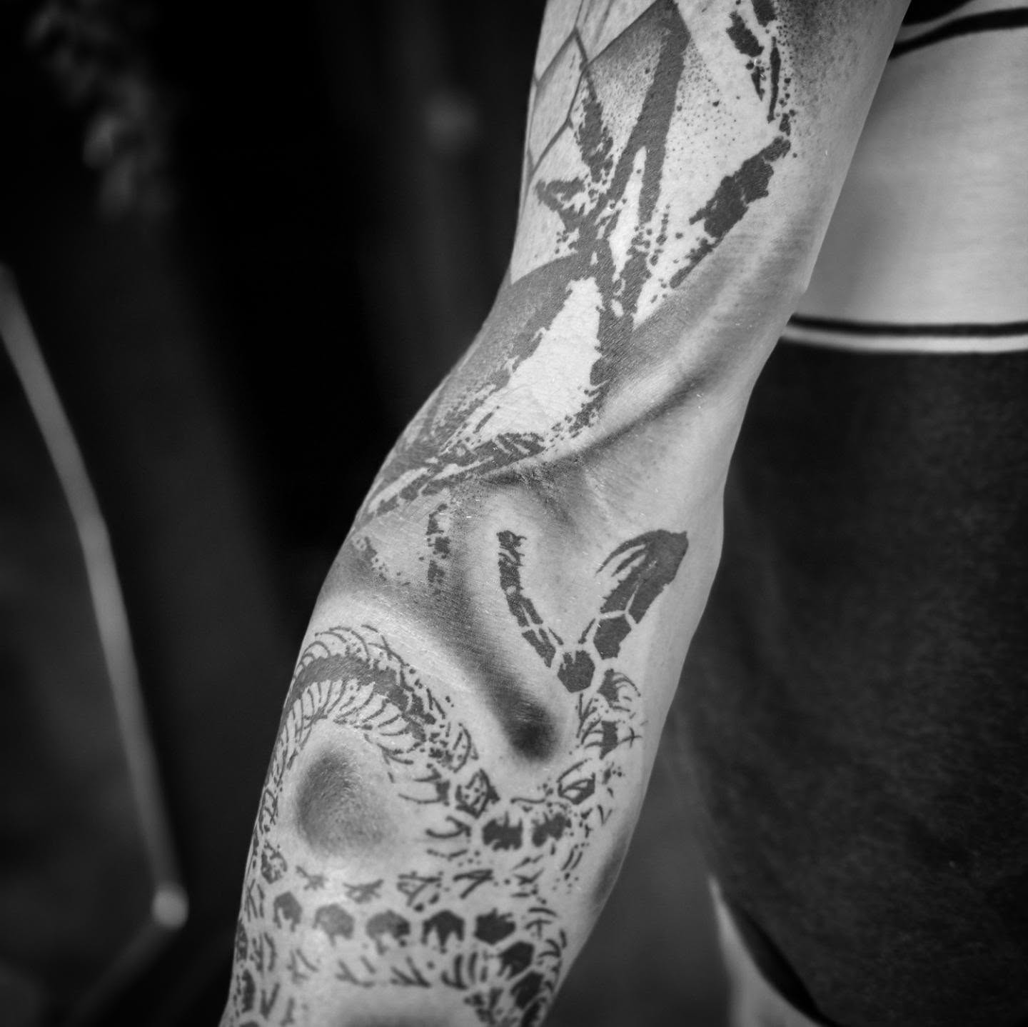 Tattoo by @aaronistattoo — geometric