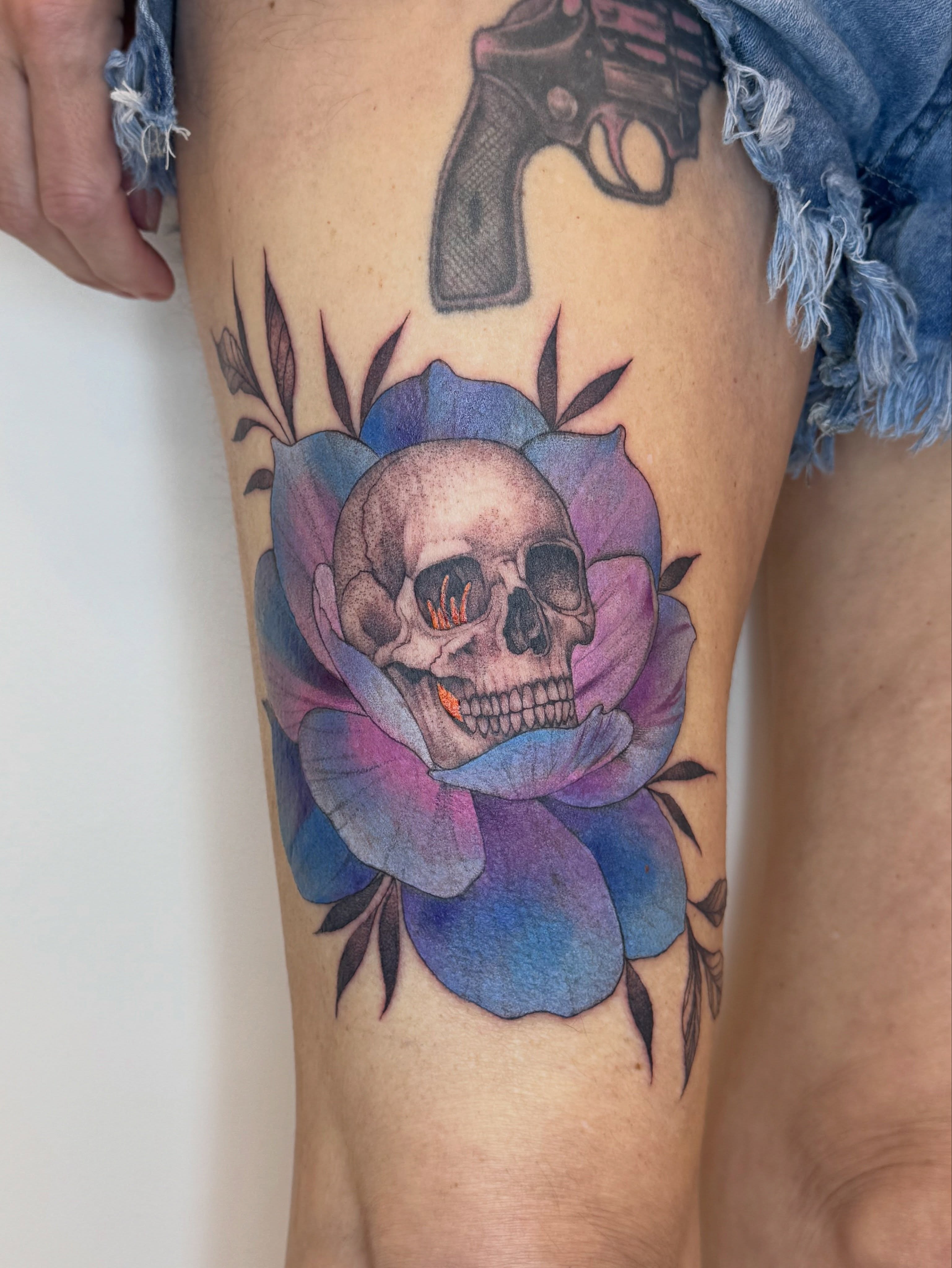 Tattoo by @taracrespitattoos โ realism, dotwork