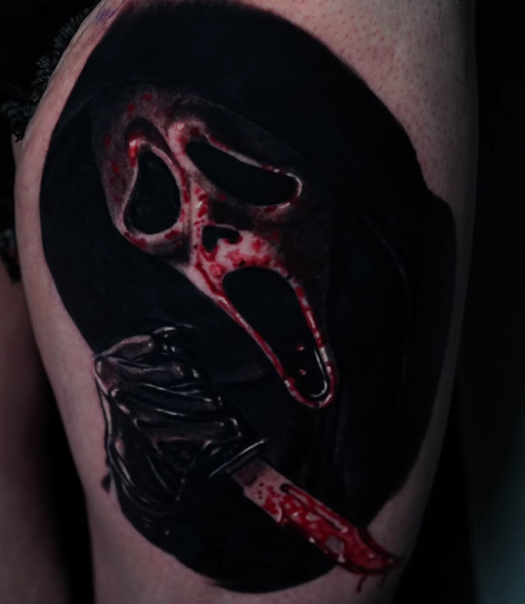Tattoo by @dredd_tattoos — realism, dark_realism