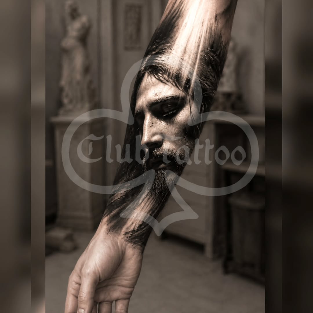 Tattoo by @lmt_customink — realism, black_and_grey